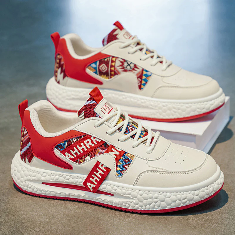 Damen modische Sneakers mit innovativem Obermaterial und strukturierter Sohle R&B - Image 3