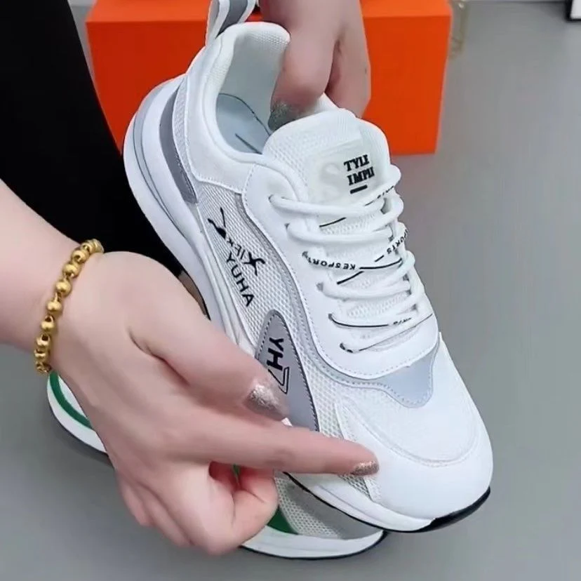 Damen modische und atmungsaktive Sneakers mit flexiblem Obermaterial R&B - Image 4