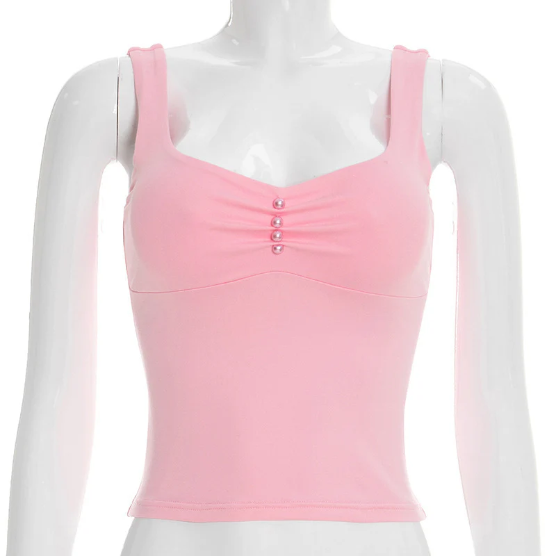 Damen modisches Bustier-Oberteil mit dekorativen Knopfdetails R&B - Image 15