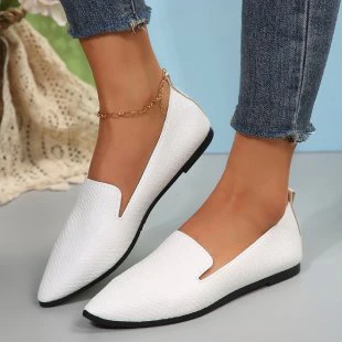 Damen Mokassin-Schuhe mit eleganter reptilartiger Optik und komfortablem Fußbett R&B - Image 10