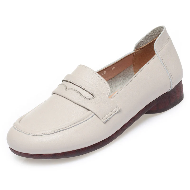Damen Mokassins mit bequemer Sohle und elegantem Riemen R&B - Image 5