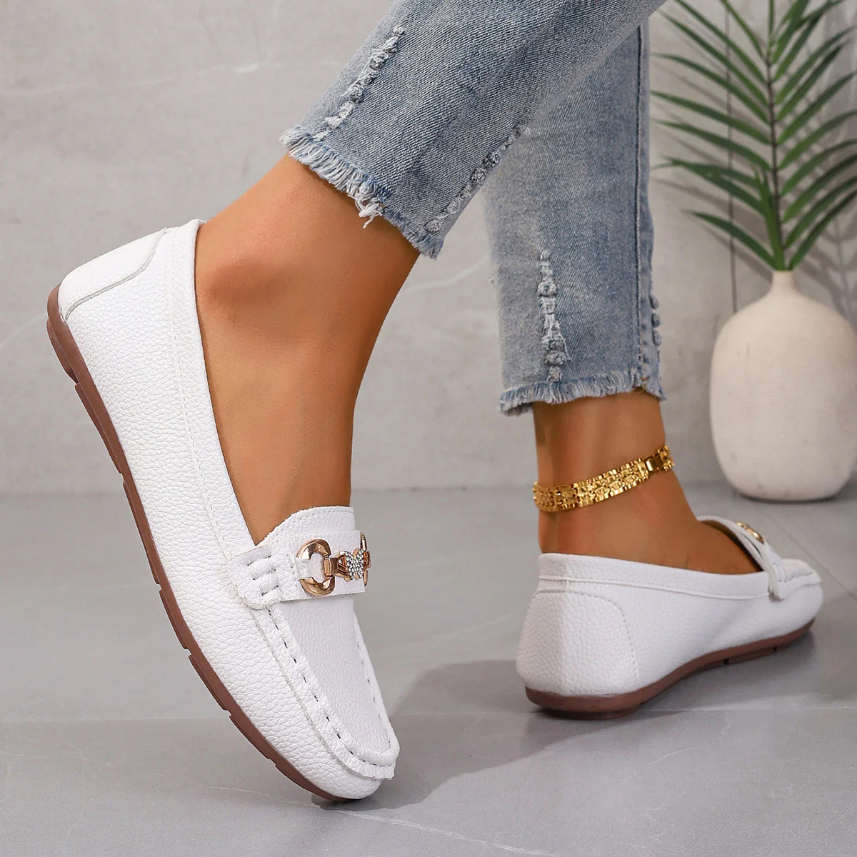 Damen Mokassins mit elegantem Dekor und komfortabler Sohle R&B - Image 4