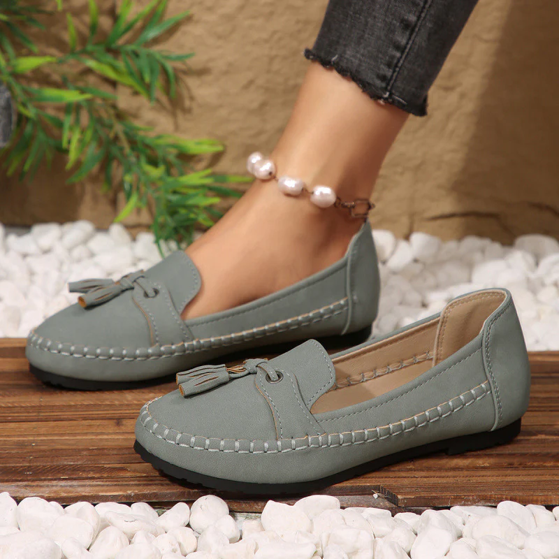 Damen Mokassins mit eleganter Quastenverzierung und komfortabler Sohle R&B - Image 3