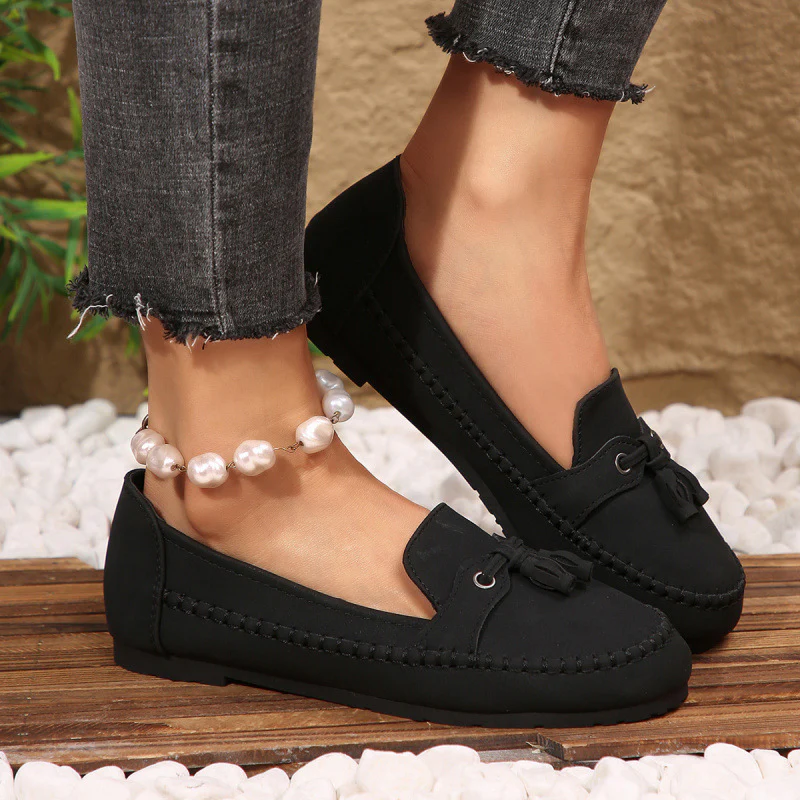Damen Mokassins mit eleganter Quastenverzierung und komfortabler Sohle R&B - Image 8