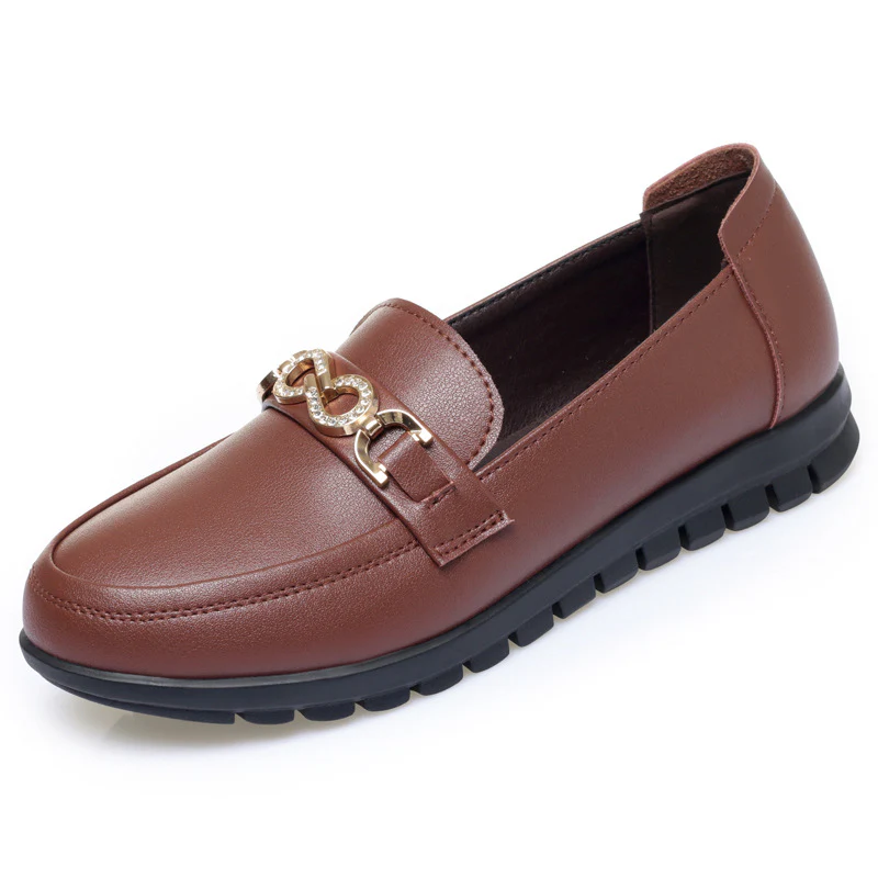 Damen Mokassins mit modischem Kettendetail und bequemer Sohle R&B - Image 6