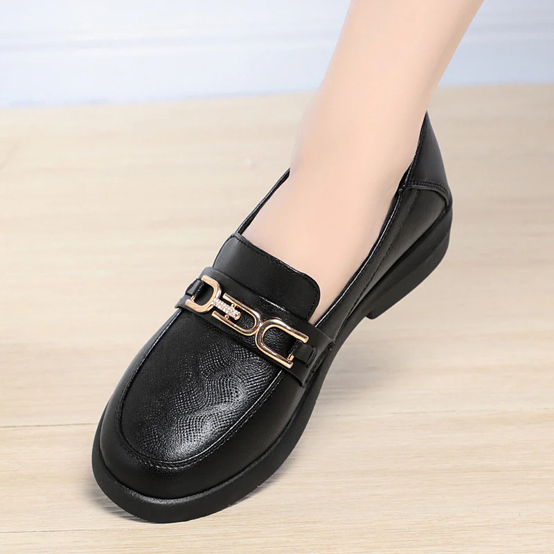 Damen Mokassins mit modischem Schmuckdetail und rutschfester Sohle R&B - Image 3