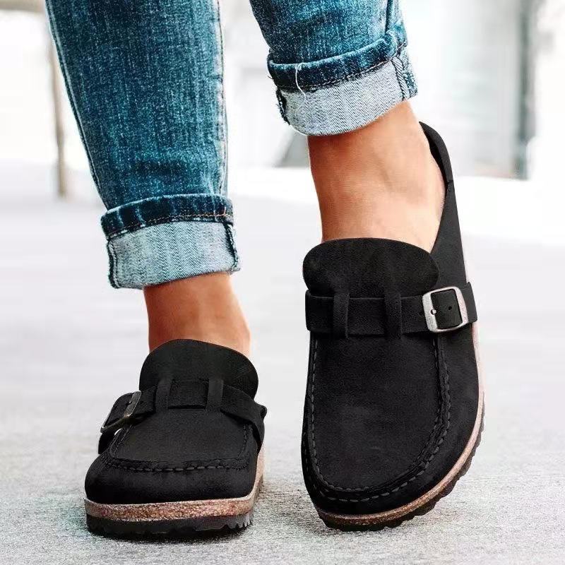 Damen Mokassins mit modischem Schnallen-Detail und bequemer Sohle R&B - Image 8