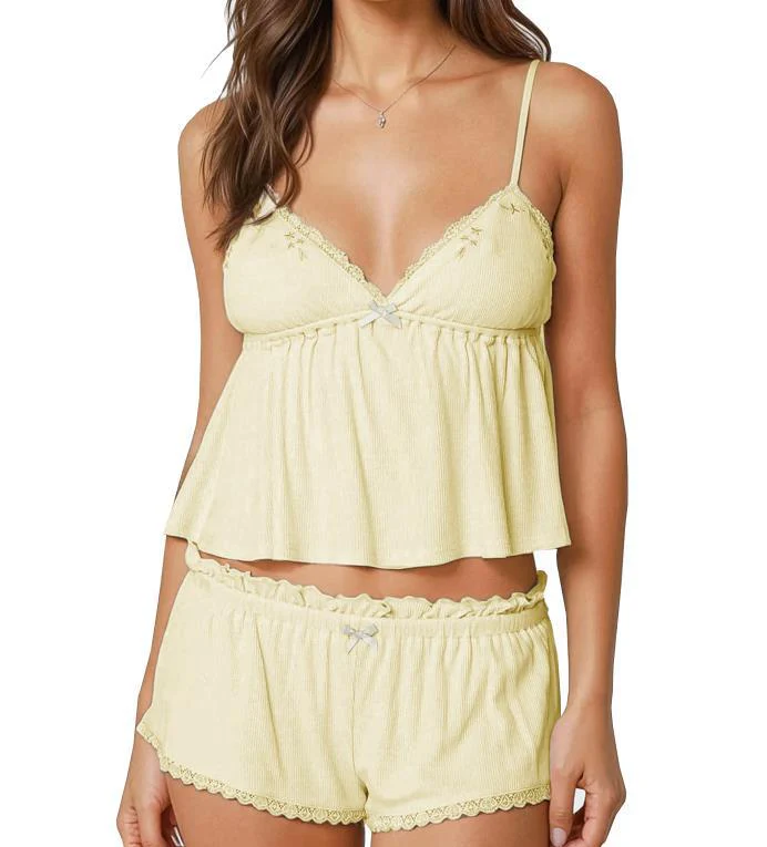 Damen Nachtwäsche Set mit femininen Spitzenakzenten R&B - Image 8