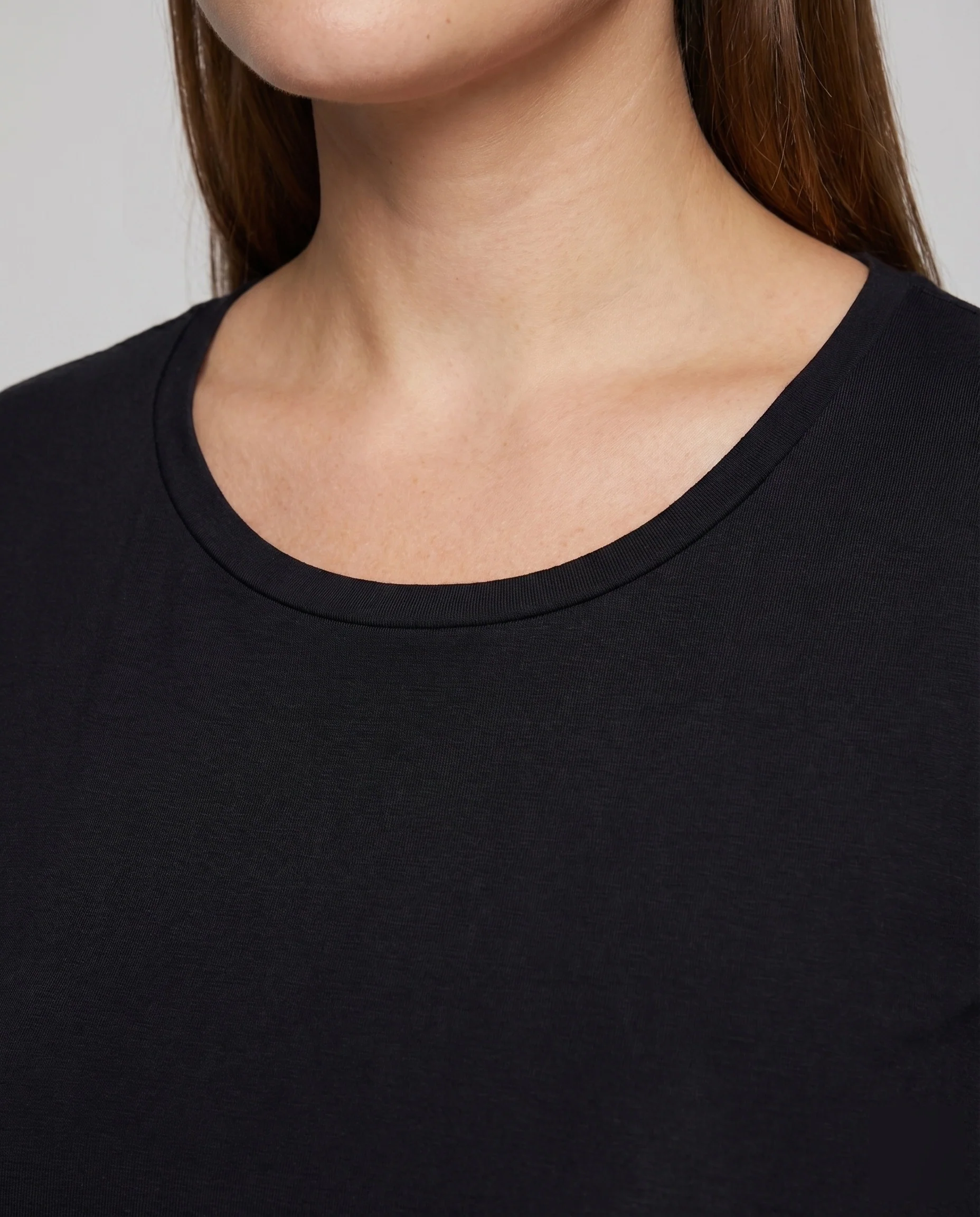 Damen A-Linien-Kurzkleid Rundhals Gehschlitze Kurze Ärmel - Image 3