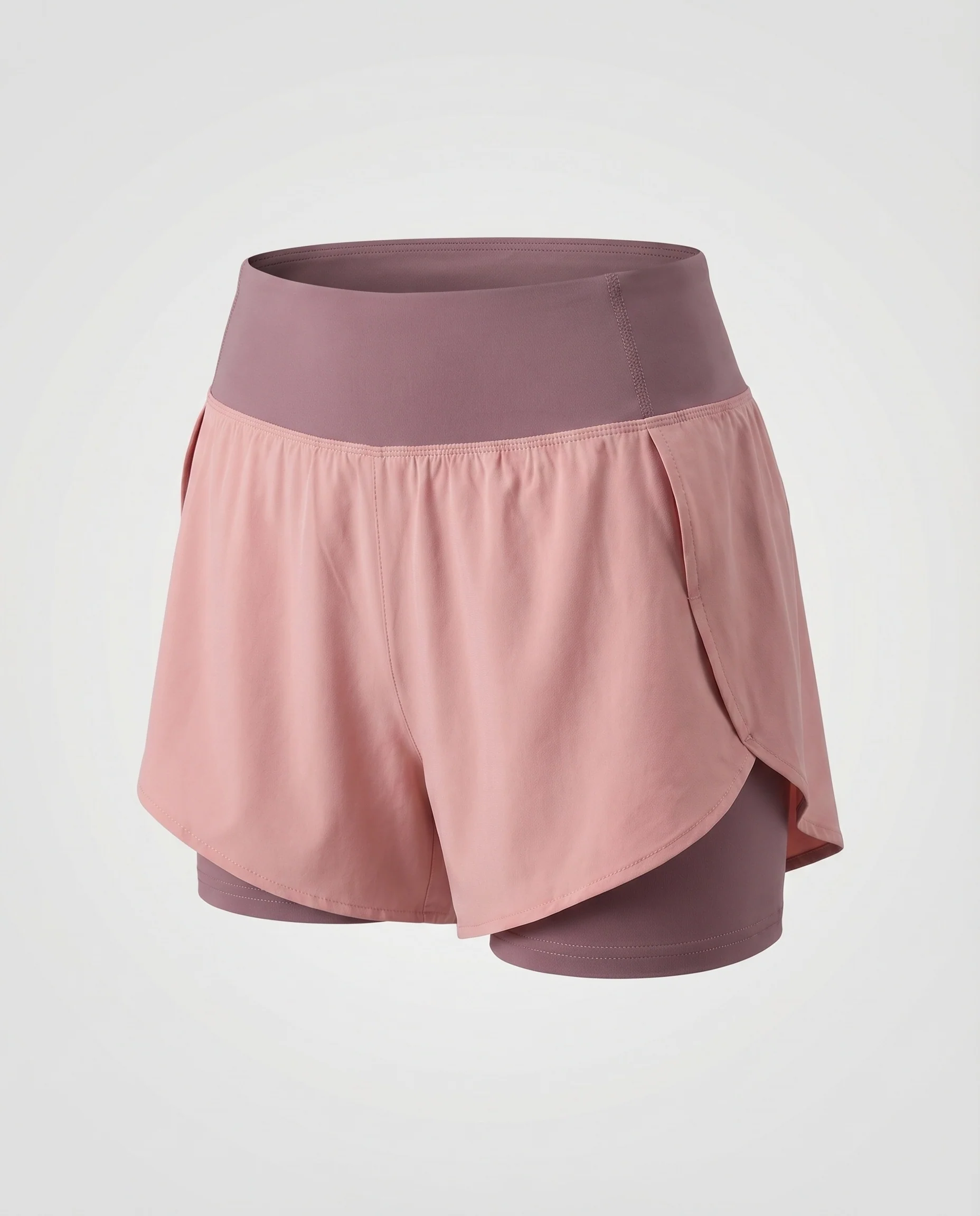Damen Laufskort Elastische Innenhose Komfortbund Schwingend - Image 5