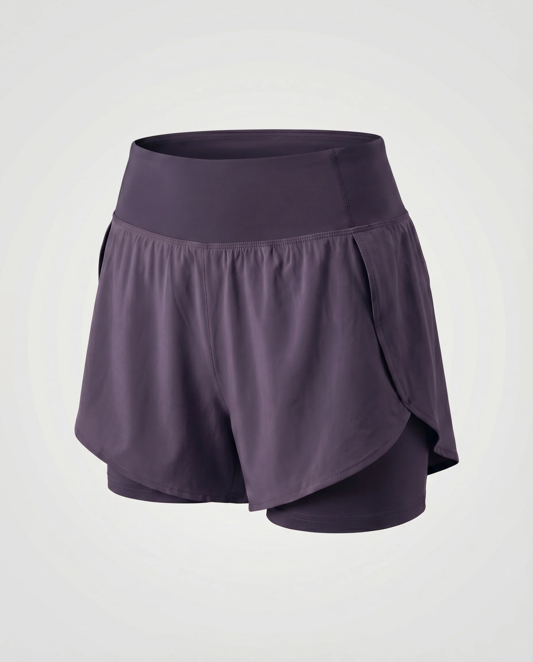 Damen Laufskort Elastische Innenhose Komfortbund Schwingend - Image 8