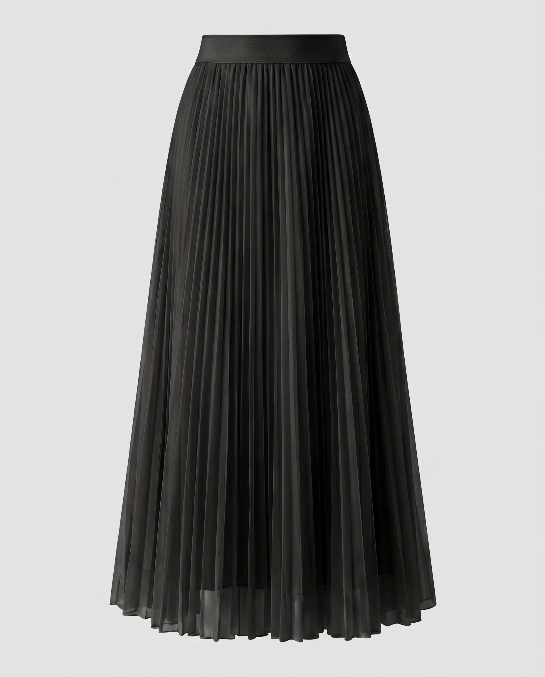 Damen Elegante Glockenform Tüll Plissee-Tüllrock - Image 6