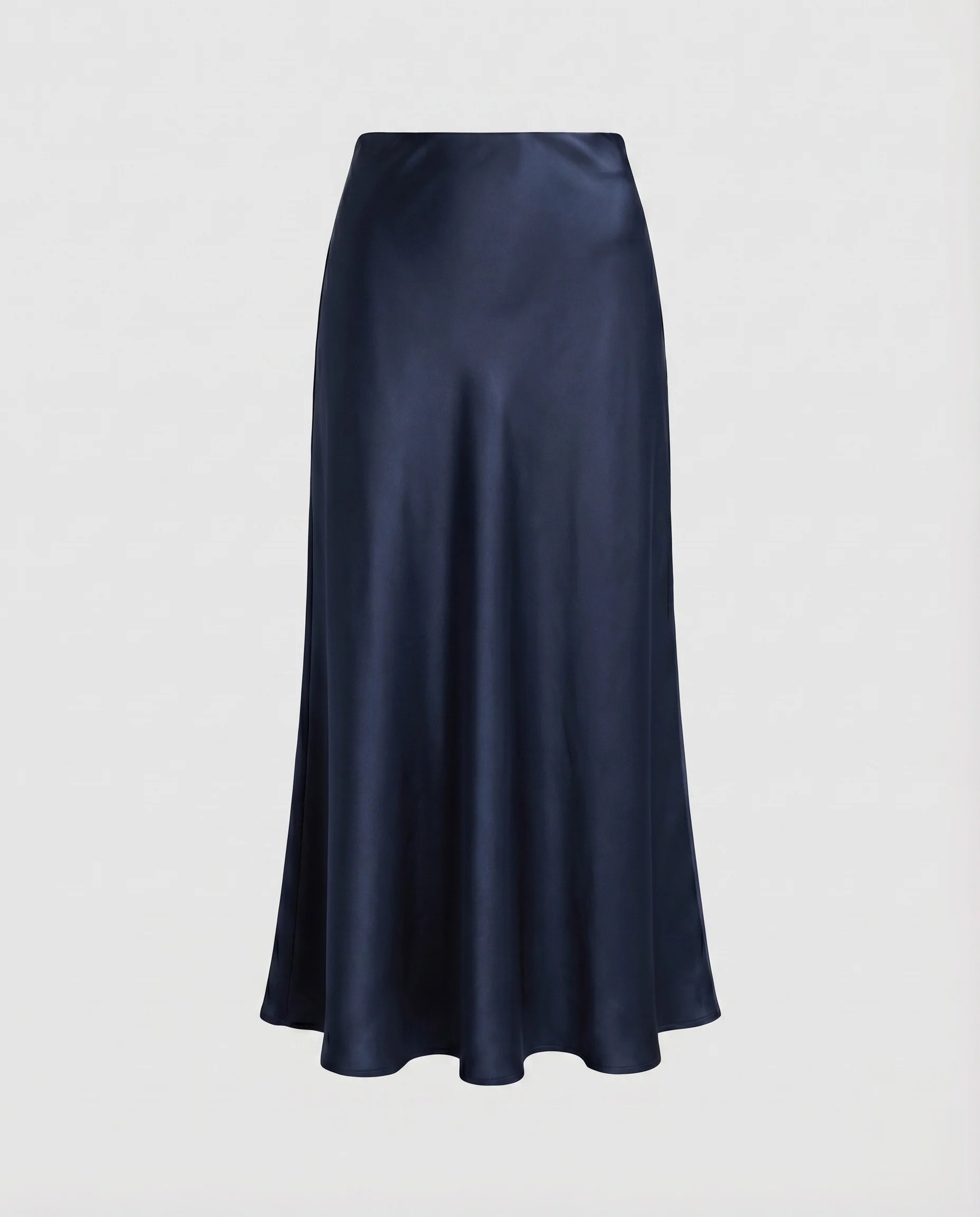 Damen Elegante Schrägschnitt Satin Satin-Maxirock - Image 10