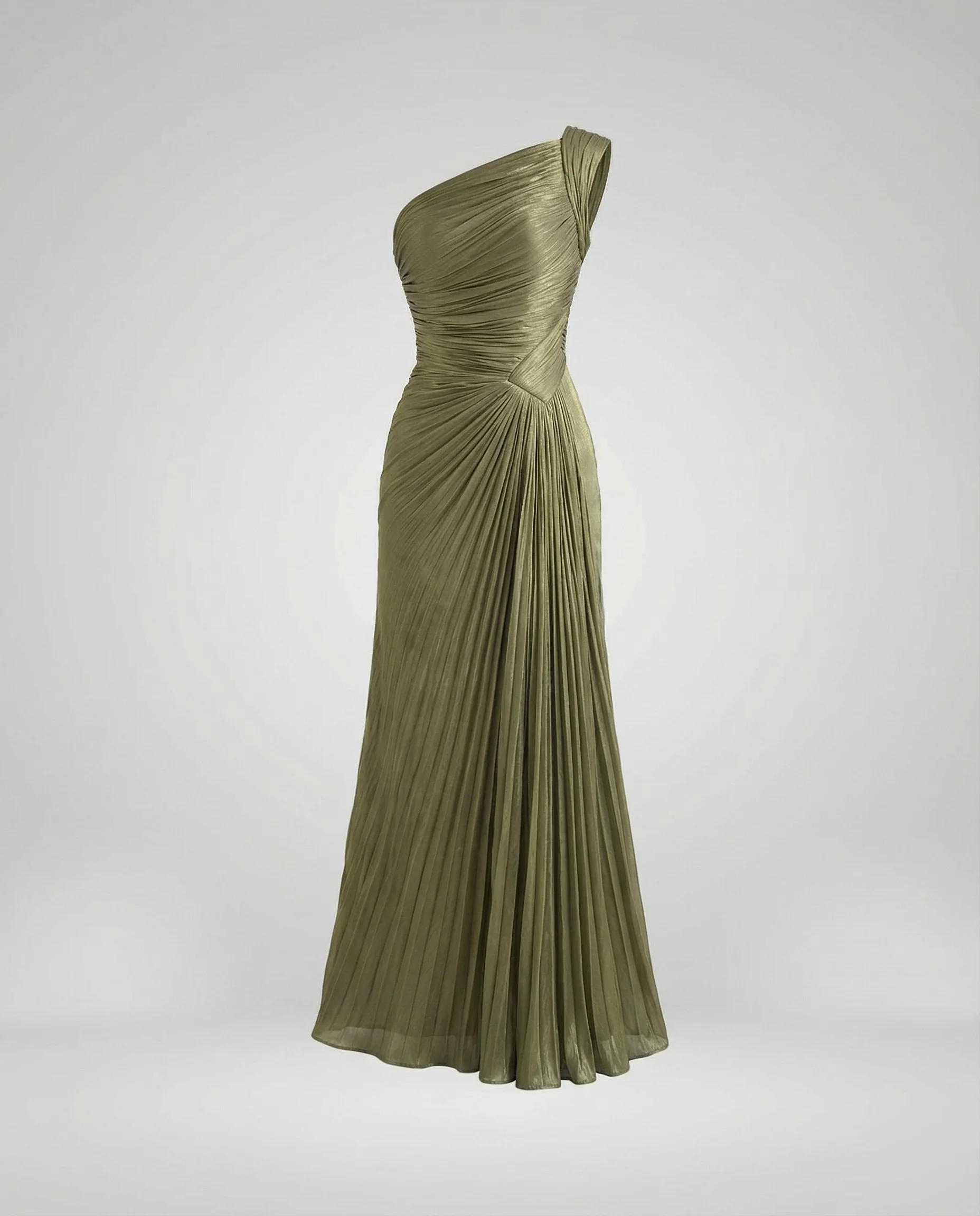 Damen elegantes Gala-Abendkleid mit Plissee-Rock - Image 5
