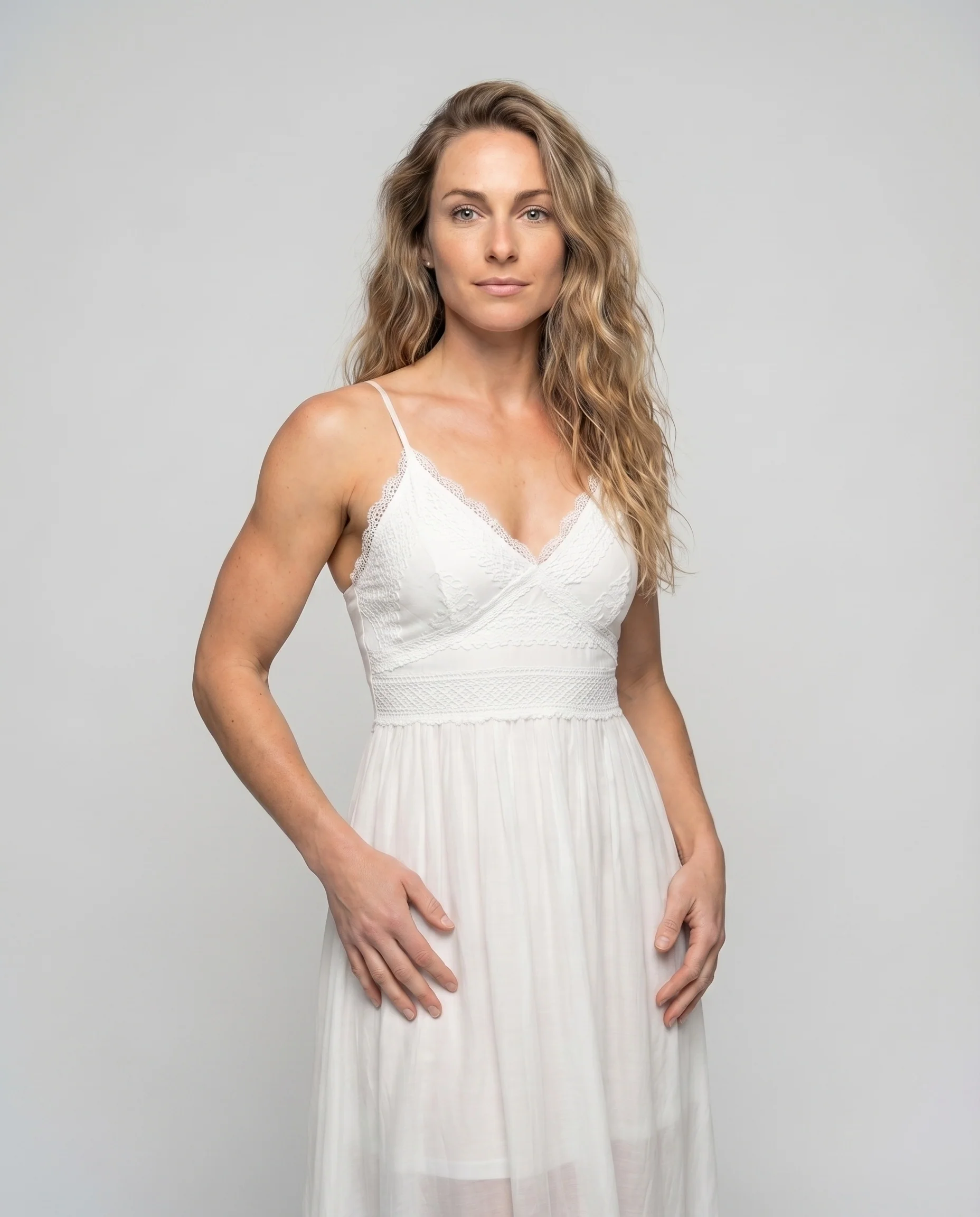 Damen Strand-Maxikleid Besticktes Bustier Organza-Rock Elegant - Image 2
