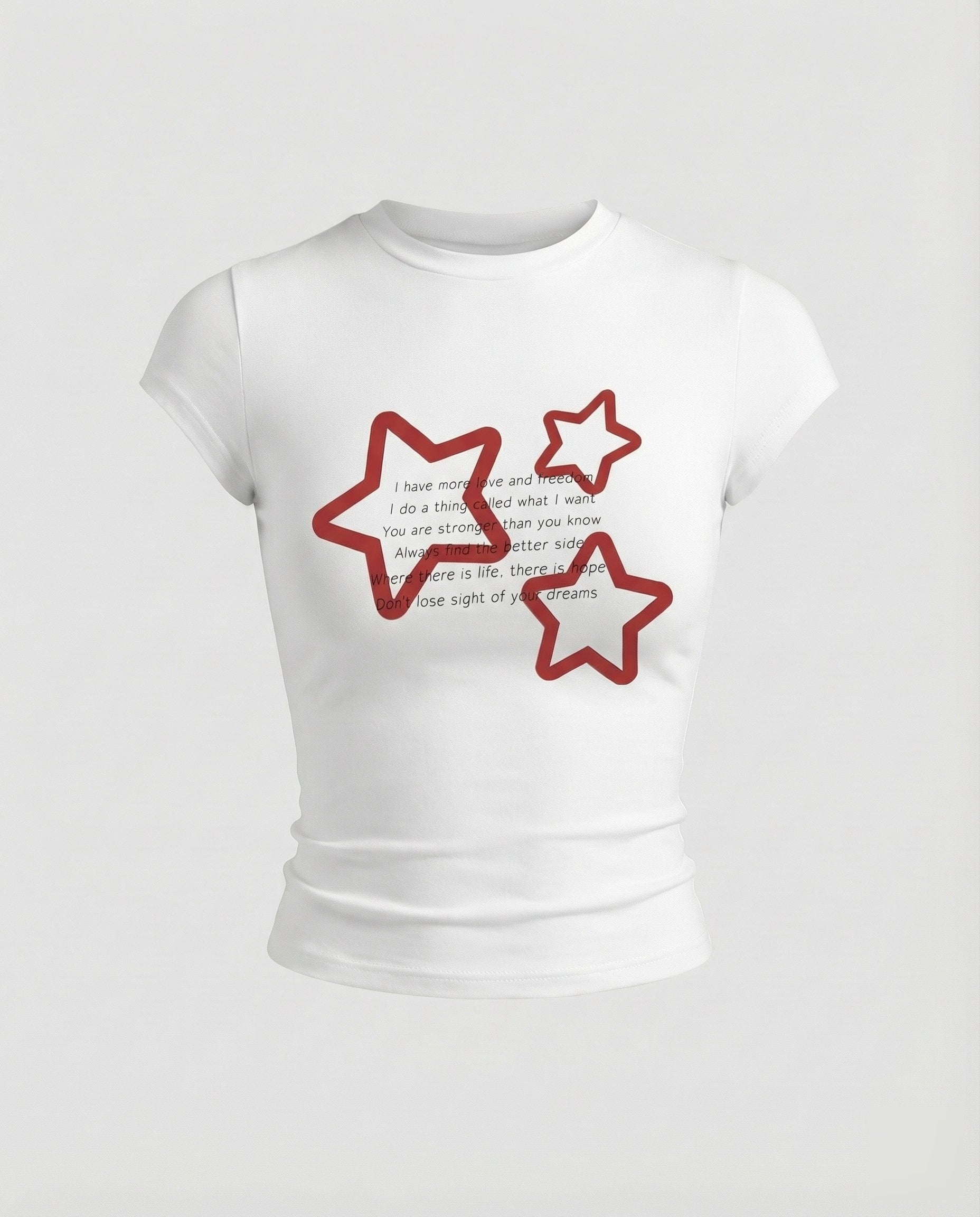 Damen Elastische Lilienprint Baumwollmix Kurzshirt - Image 10