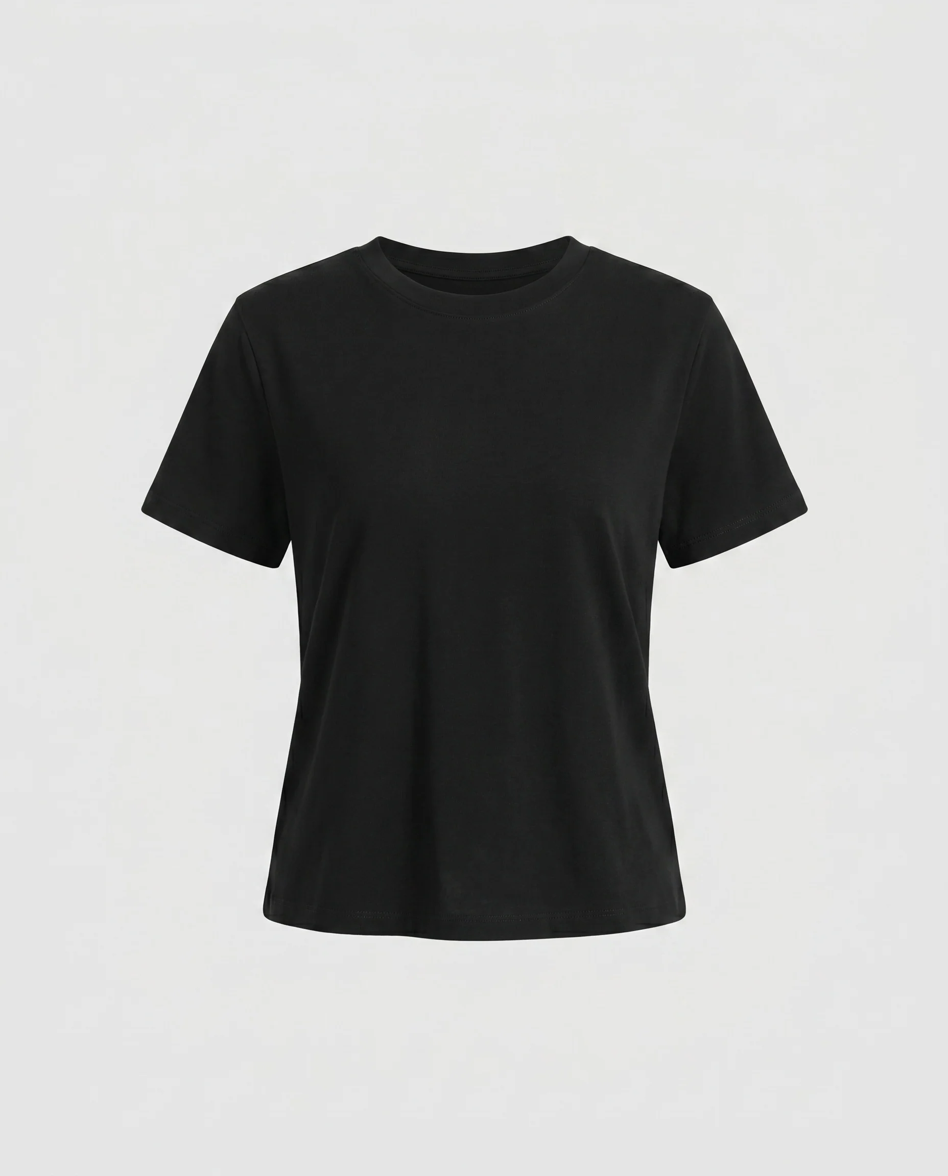 Damen nan entspannt geschnittenes Kurzarmshirt mit asymmetrischem Saum und feinem Baumwollmix - Image 5