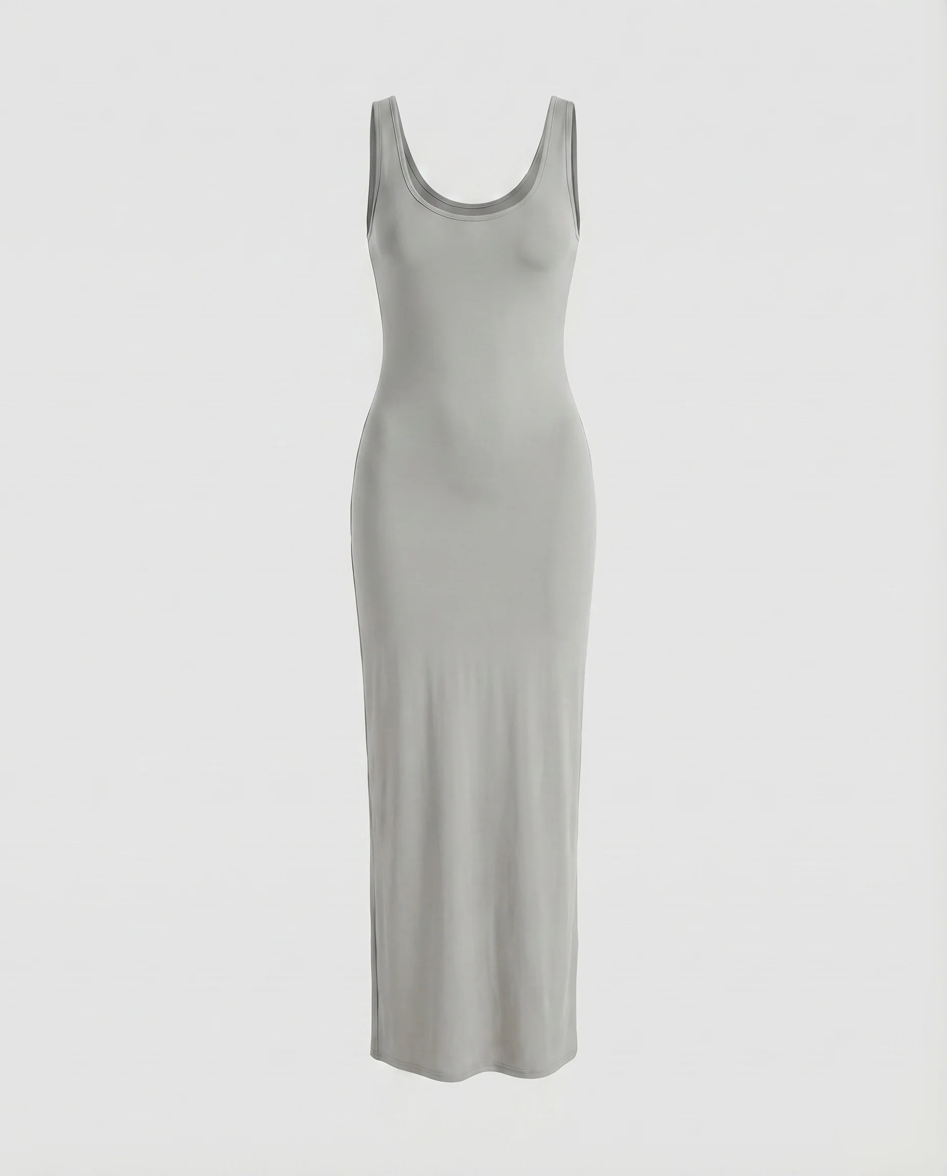Damen Maxikleid Stretch-Qualität U-Ausschnitt Breite Träger - Image 7