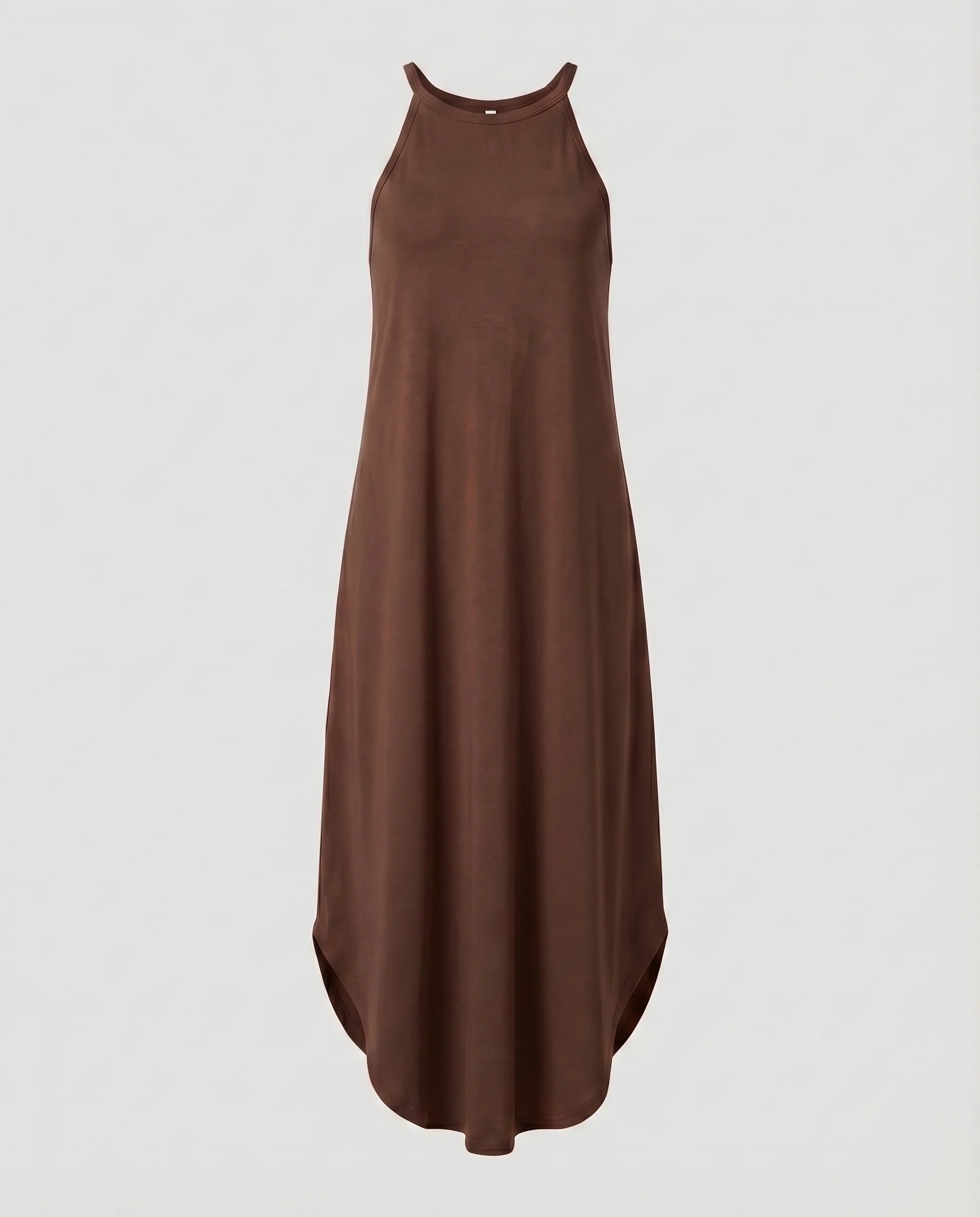 Damen Neckholder-Maxikleid A-Linie Fließend - Image 8