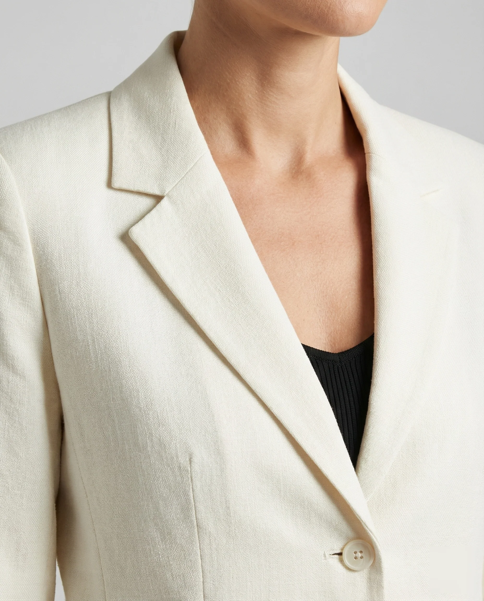 Damen kastiger Oversize-Blazer mit Pattentaschen - Image 3
