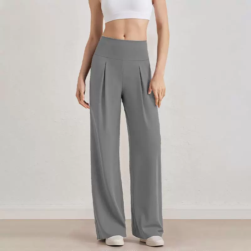 Damen Komfort-Faltenhose mit hohem Bund. - Image 10