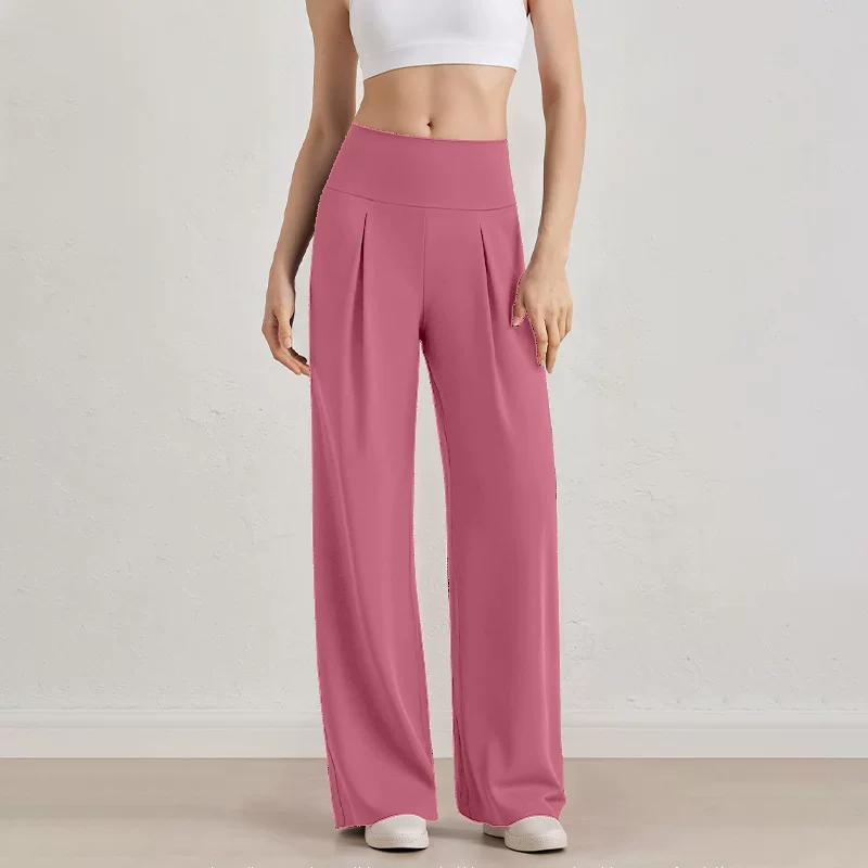 Damen Komfort-Faltenhose mit hohem Bund. - Image 6