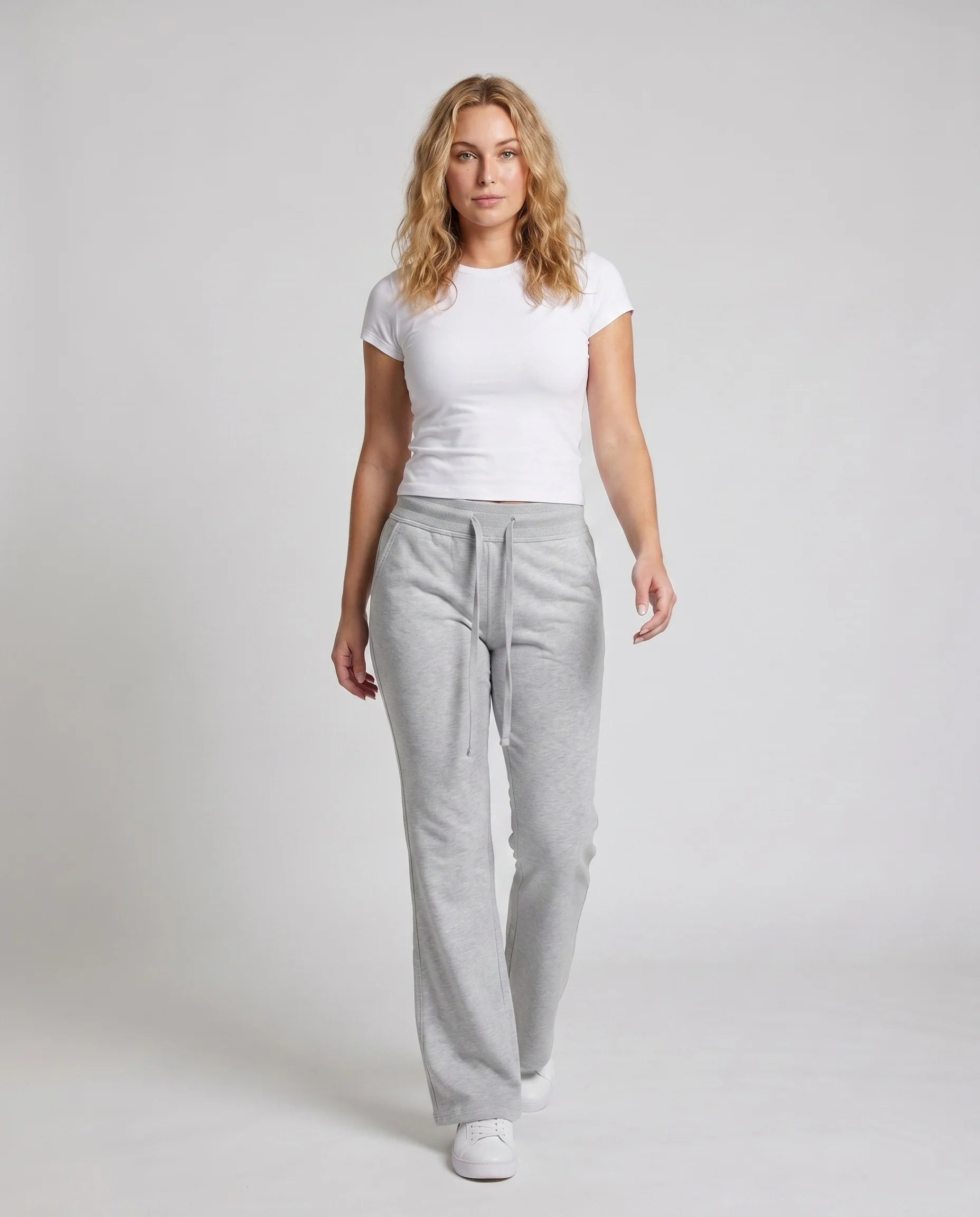 Damen nan komfortable Sweathose mit hohem Komfortbund, Tunnelzug und seitlichen Eingrifftaschen - Image 5