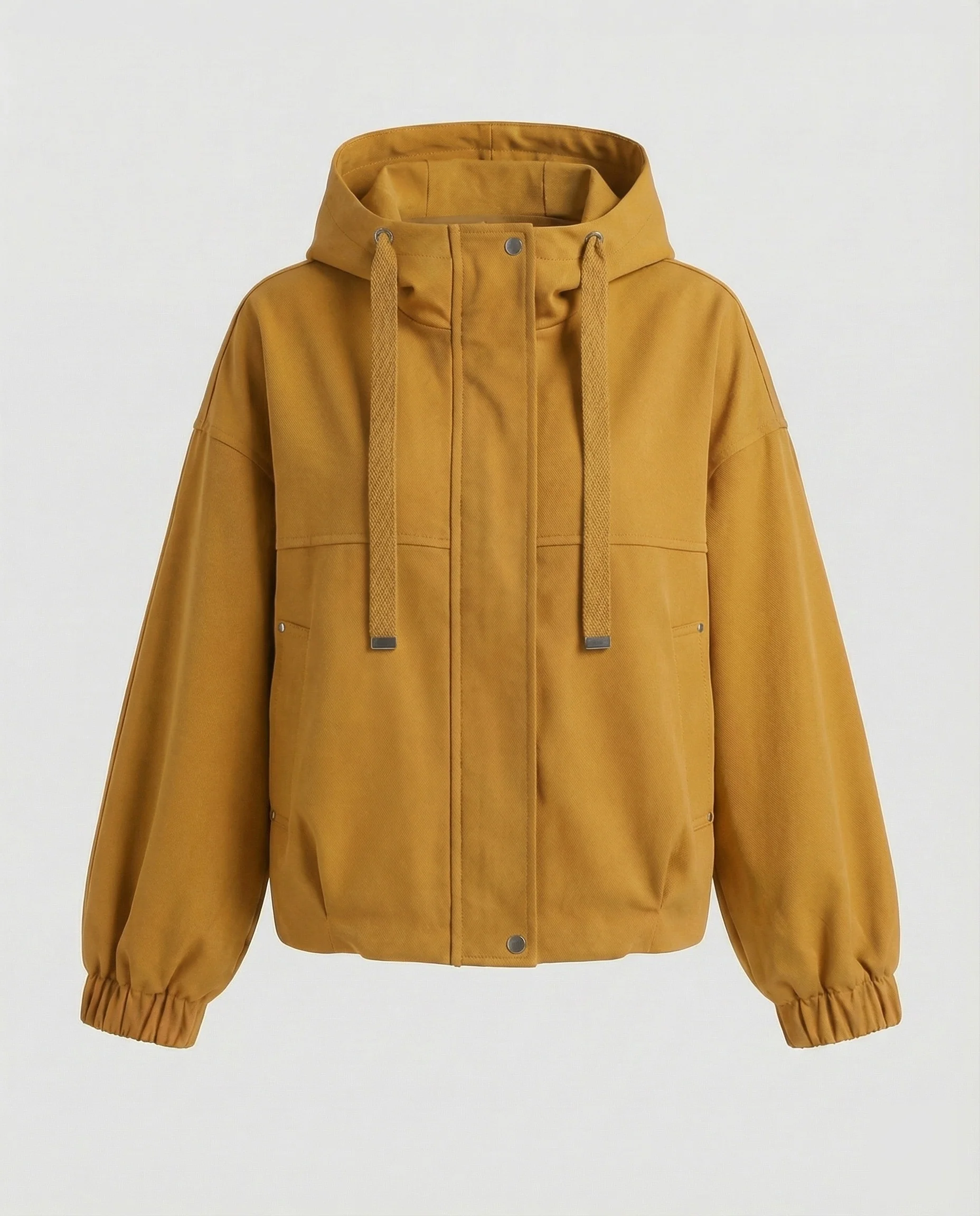 Damen Kapuzenjacke Oversize Reißverschluss - Image 8