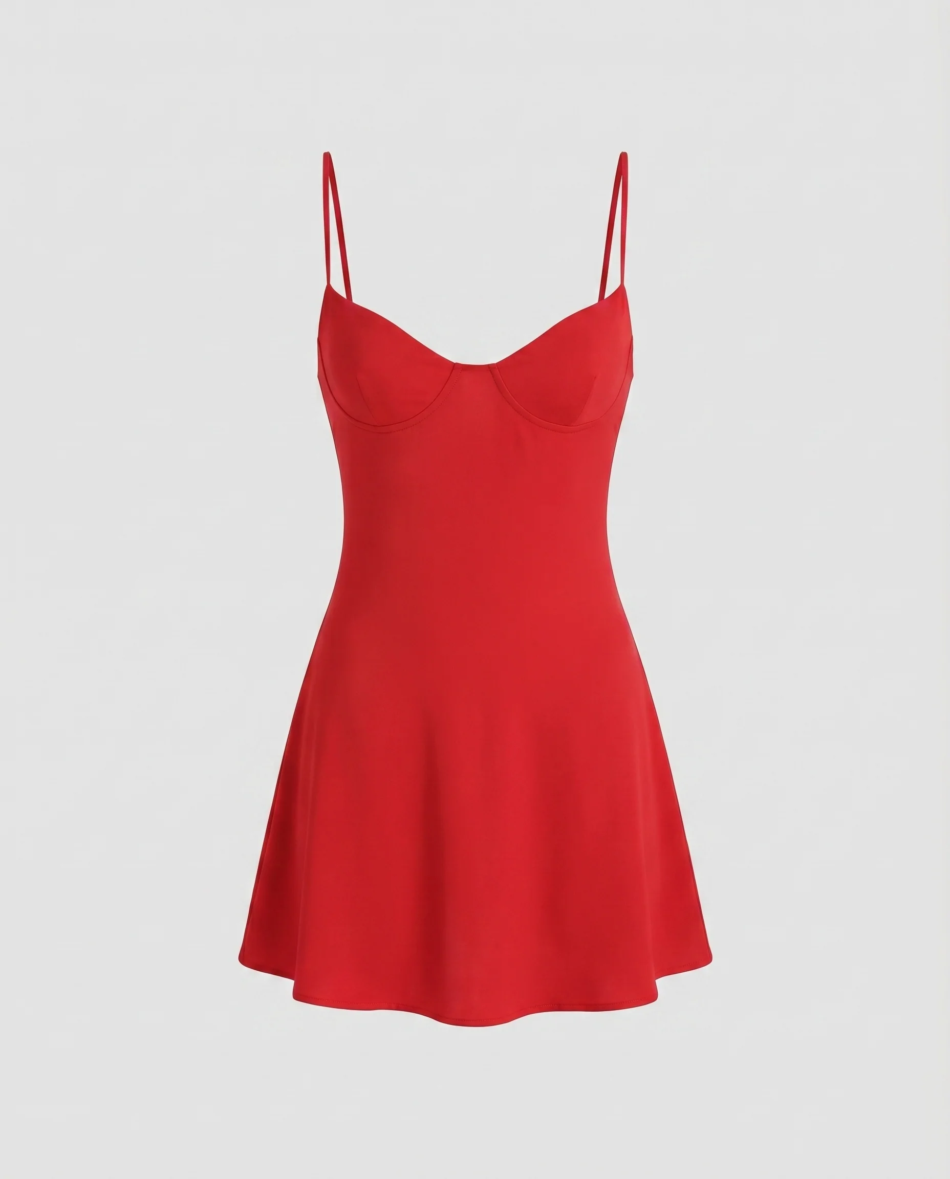 Damen Bustierkleid A-Linie Form-Oberteil Spaghettiträger - Image 5