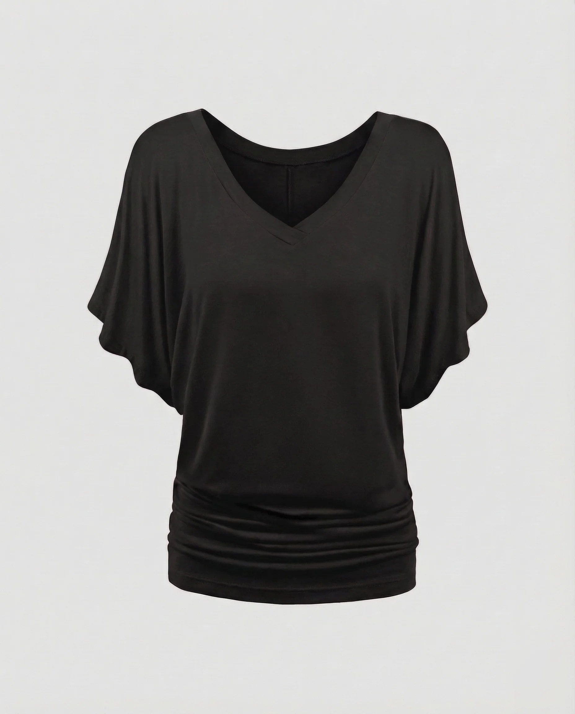 Damen lässiges V-Ausschnitt-Shirt. - Image 9