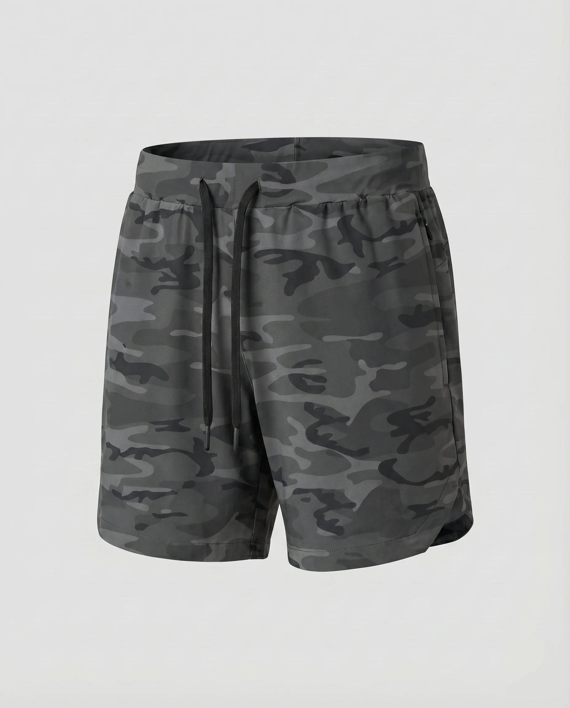 Damen Trainingsshorts Funktionsmaterial Elastikbund Kordelzug - Image 7