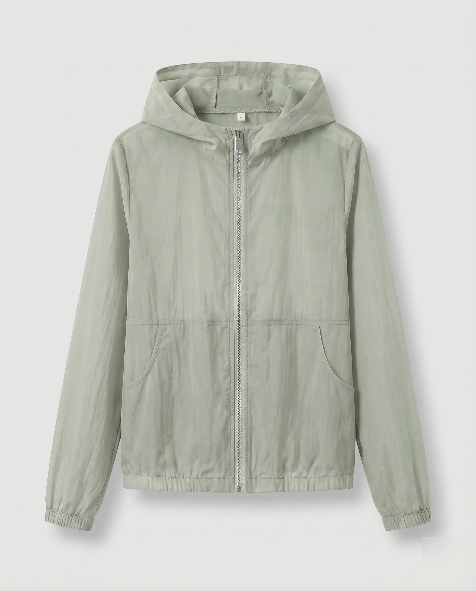 Damen Kapuzenjacke Mikrofaser Elastischer Saum Leicht - Image 9