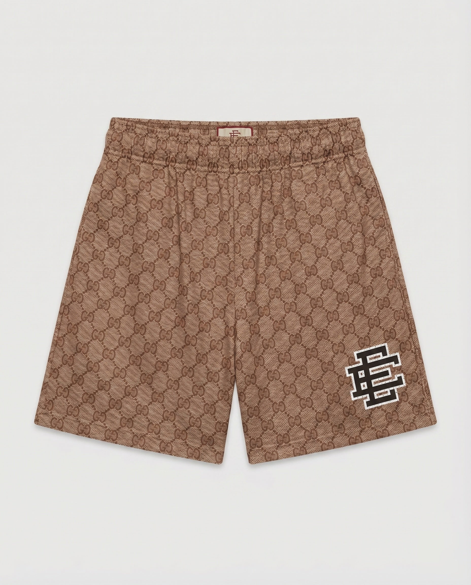 Damen Lounge-Shorts Logomuster Elastikbund Logo-Patch - Image 4