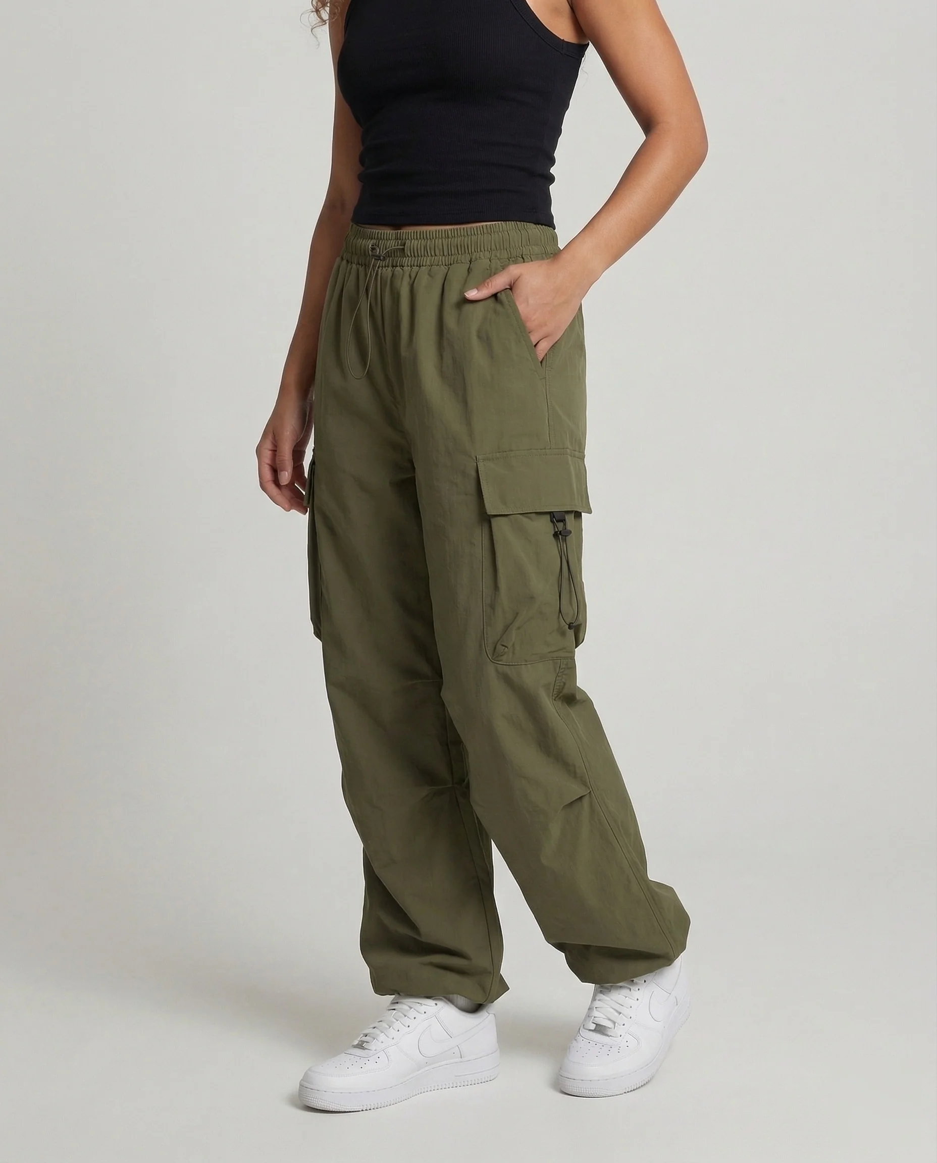 Damen Ballonhose Verstellbarer Saumzug - Image 2