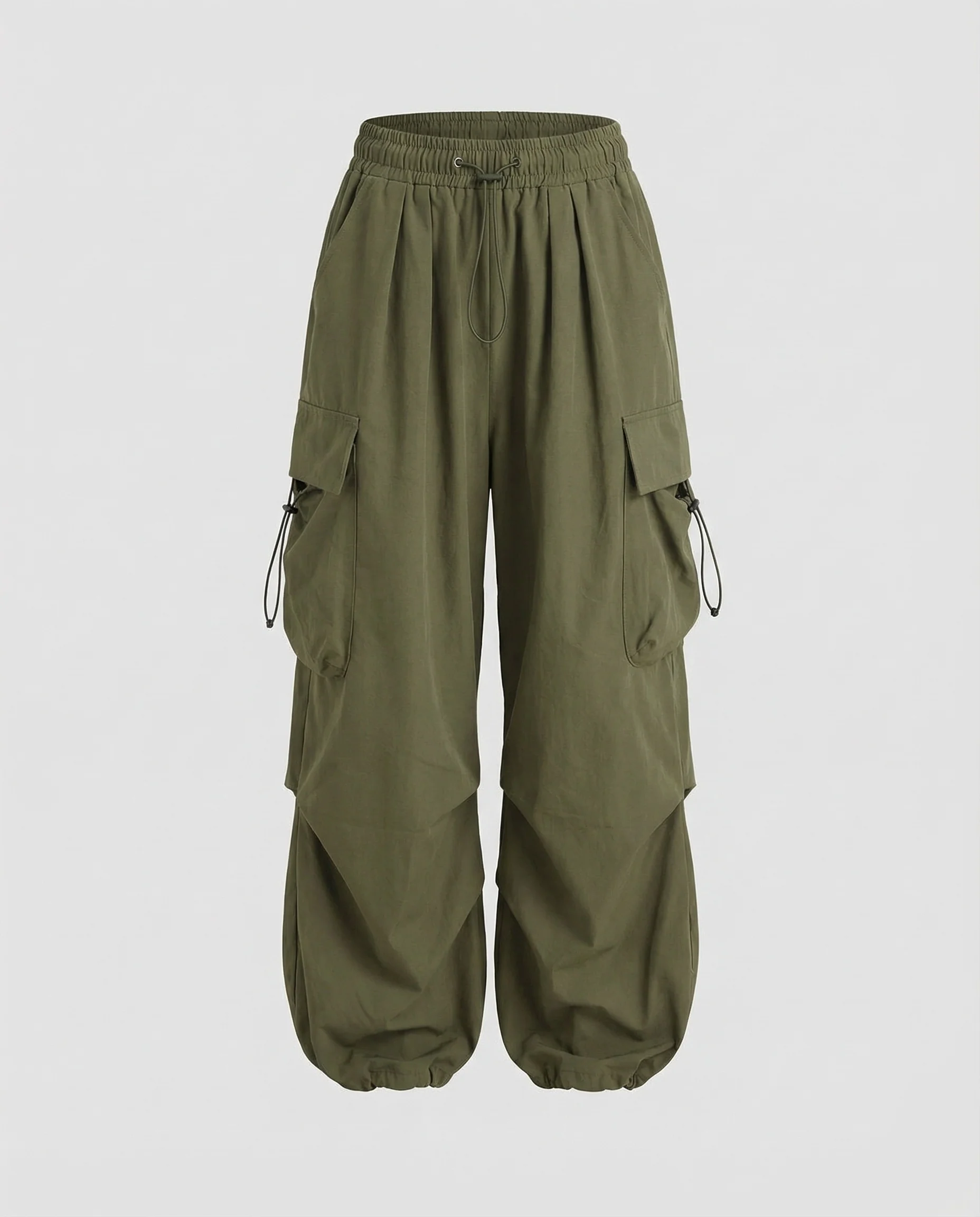 Damen Ballonhose Verstellbarer Saumzug - Image 5