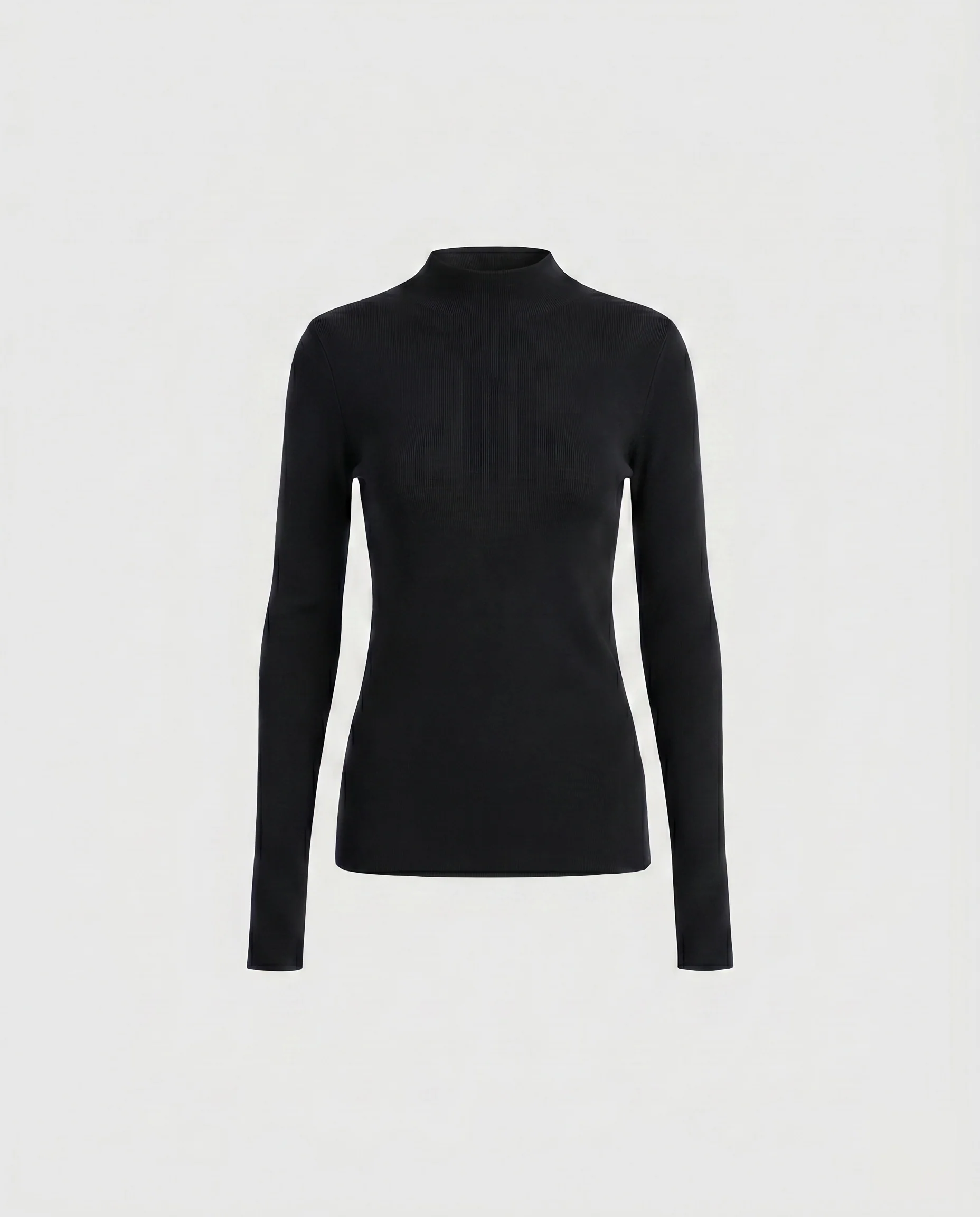 Damen nan nahtloses Feinjersey-Longsleeve mit taillierender Schnittführung und elastischen Bündchen - Image 6