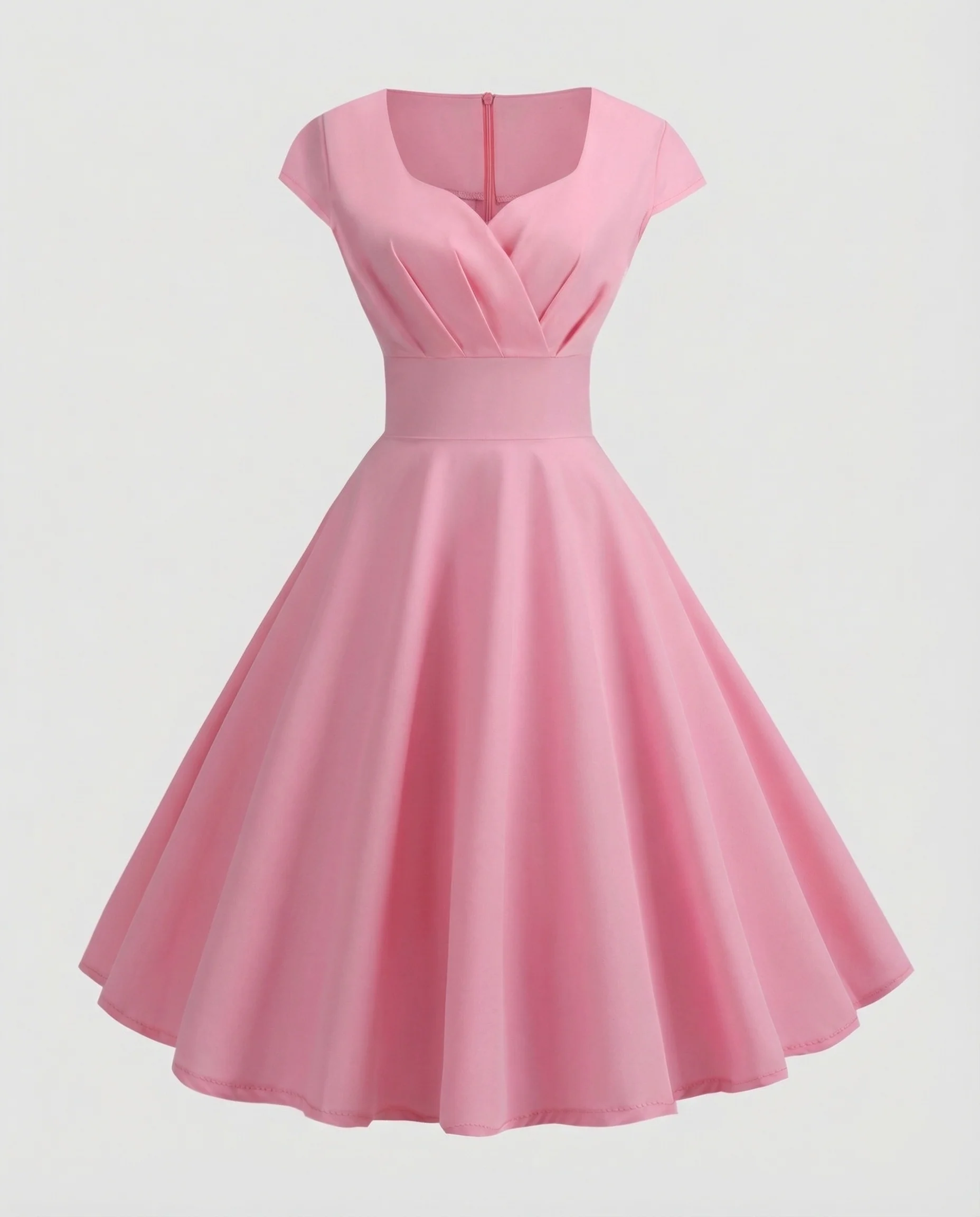 Damen Retro-Swingkleid Tailliertes Korselett - Image 5