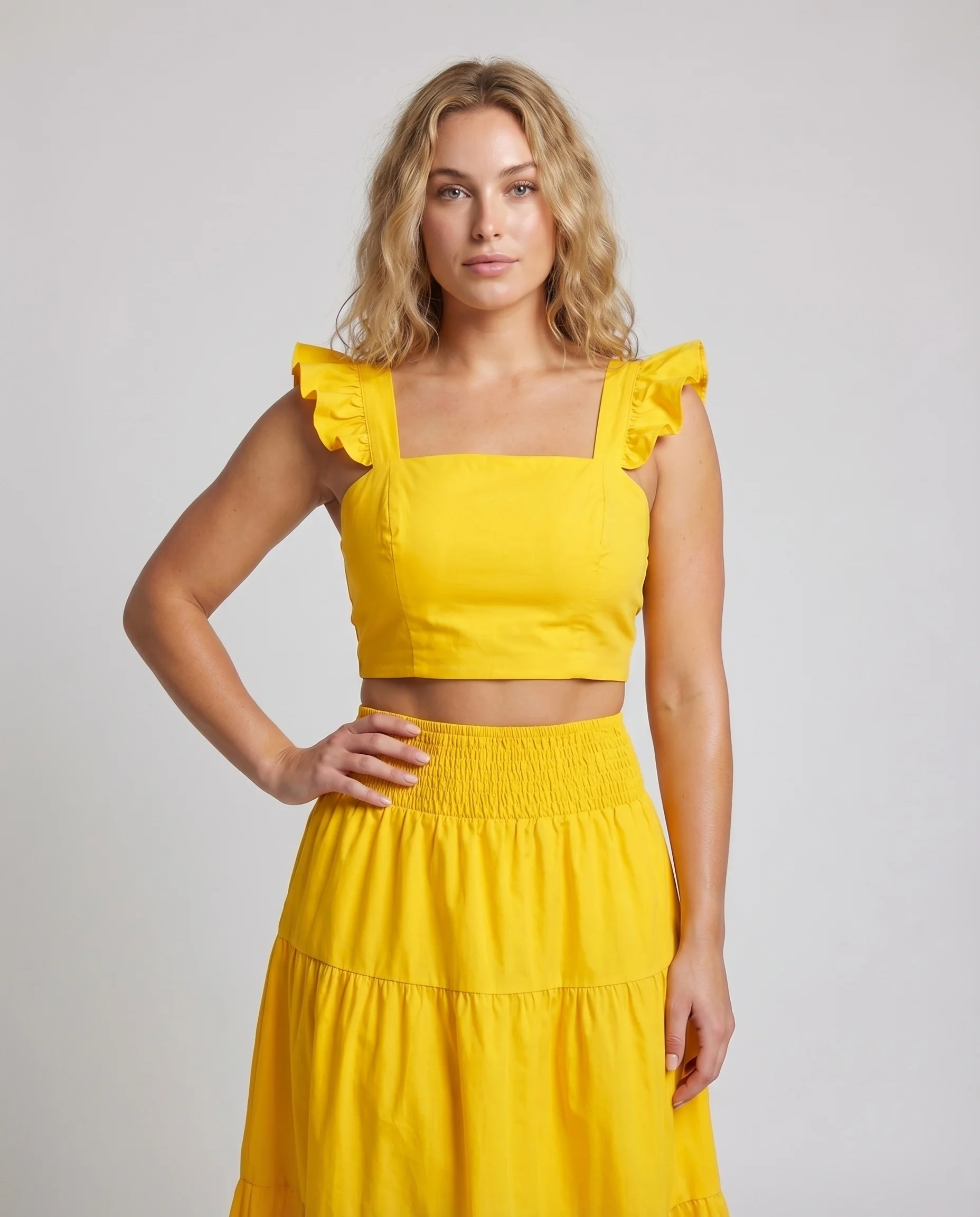 Damen Romantische Edle Häkelspitze Mischgewebe Maxikleid - Image 2
