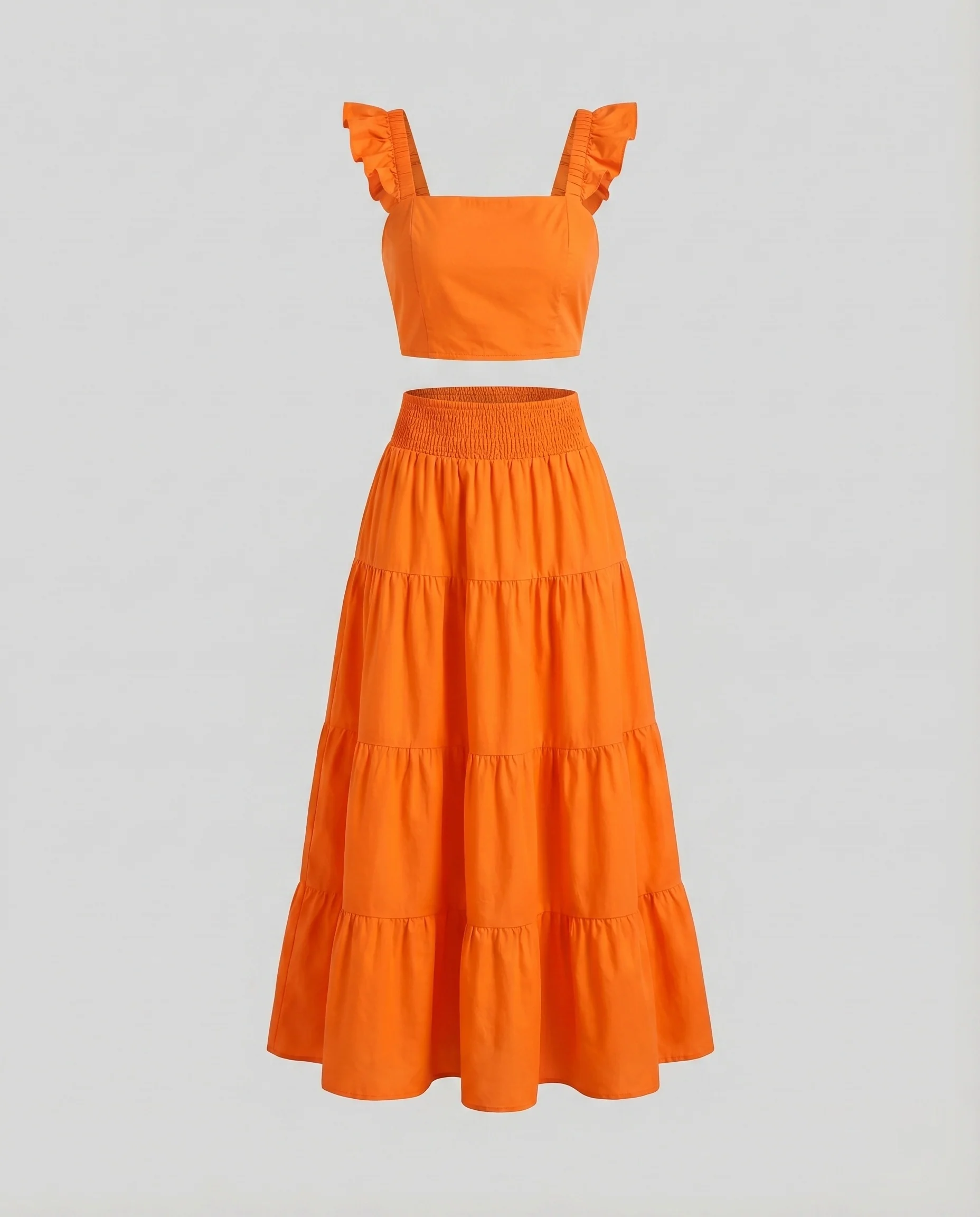 Damen Romantische Edle Häkelspitze Mischgewebe Maxikleid - Image 7