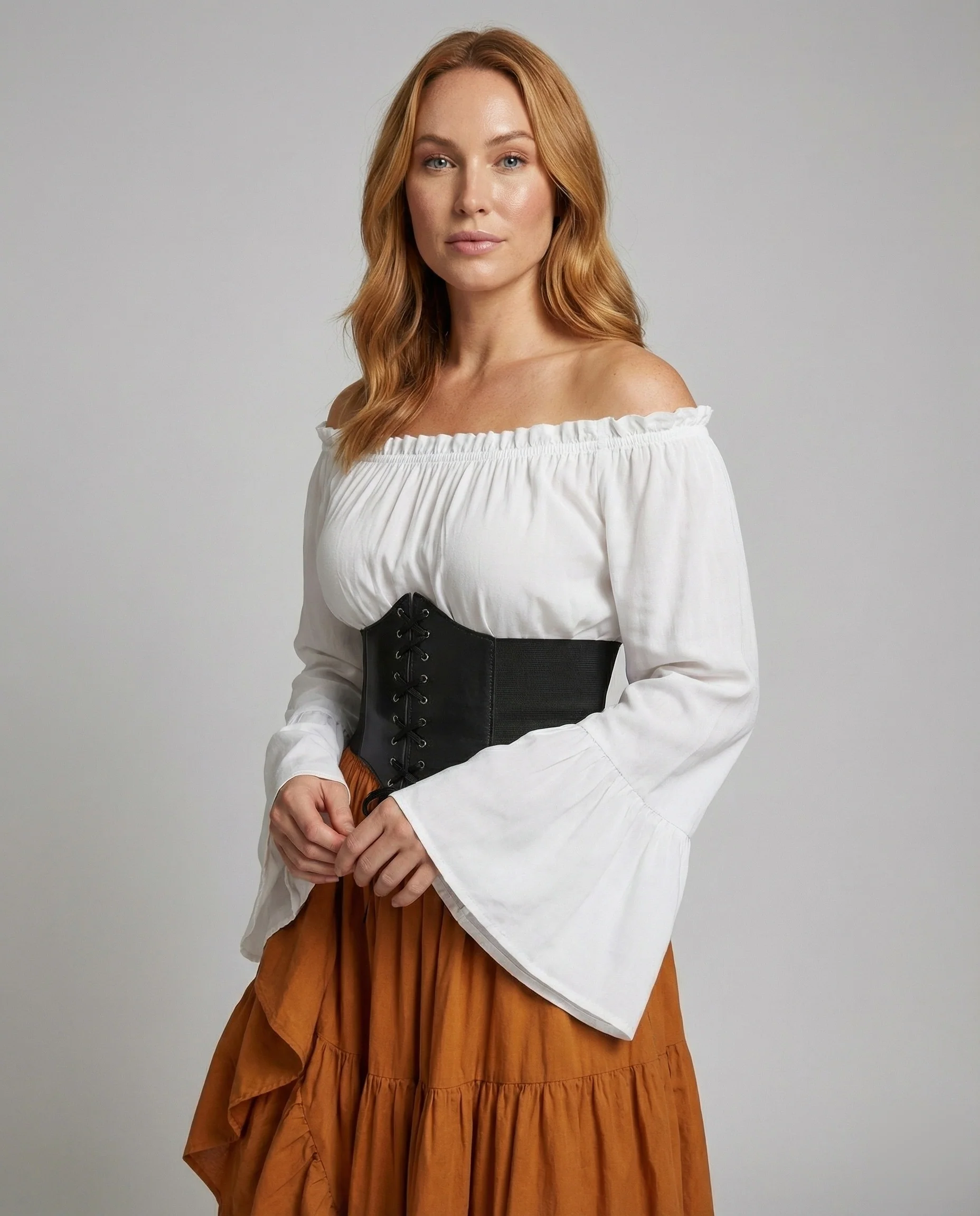 Damen romantisches Renaissance-Set mit Taillenkorsett - Image 2