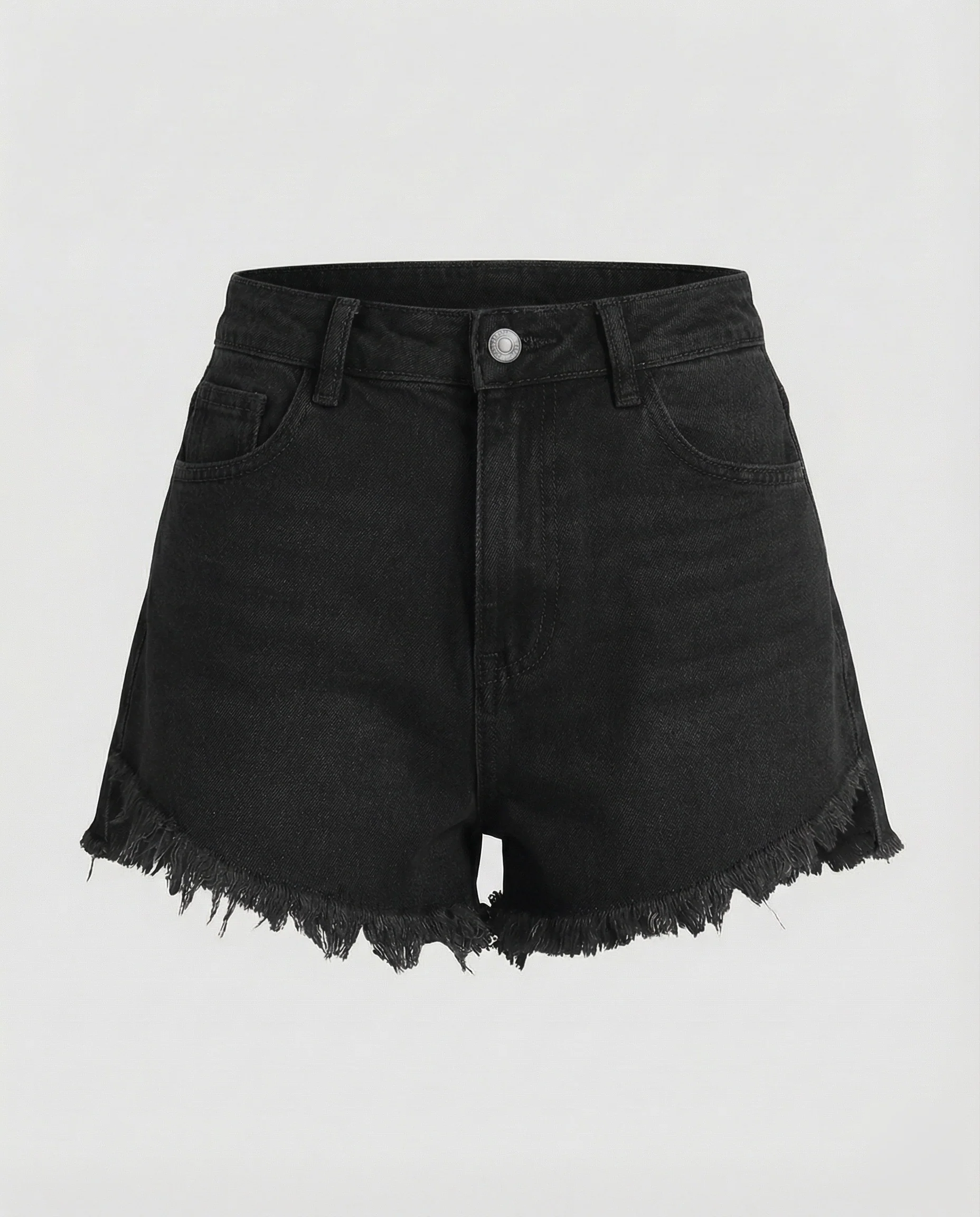 Damen Jeansshorts Sommerlich High Waist - Image 7