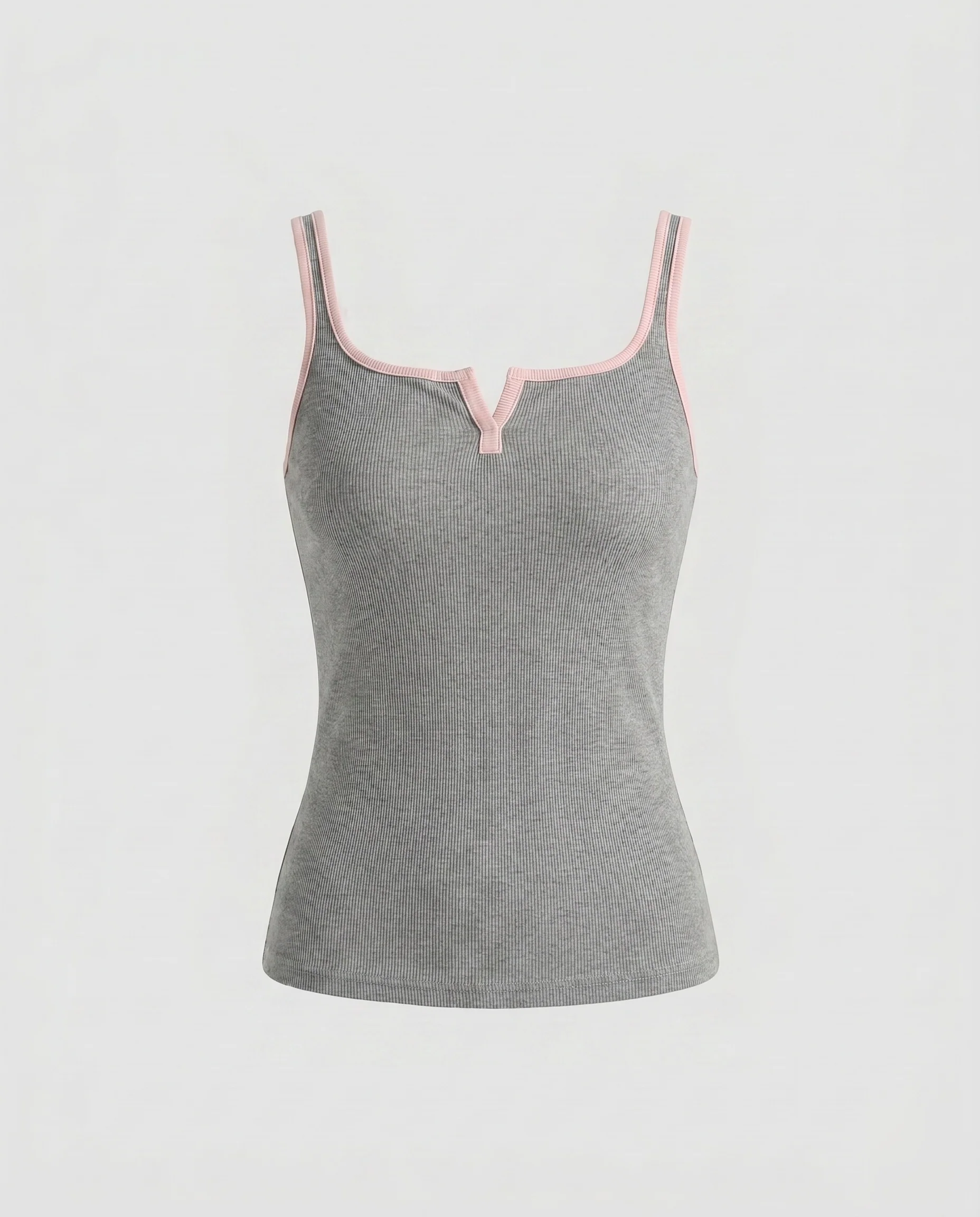 Damen nan tailliertes Cami-Oberteil mit dezentem Herz-Ausschnitt, breiten Trägern und formendem Stretchjersey - Image 6