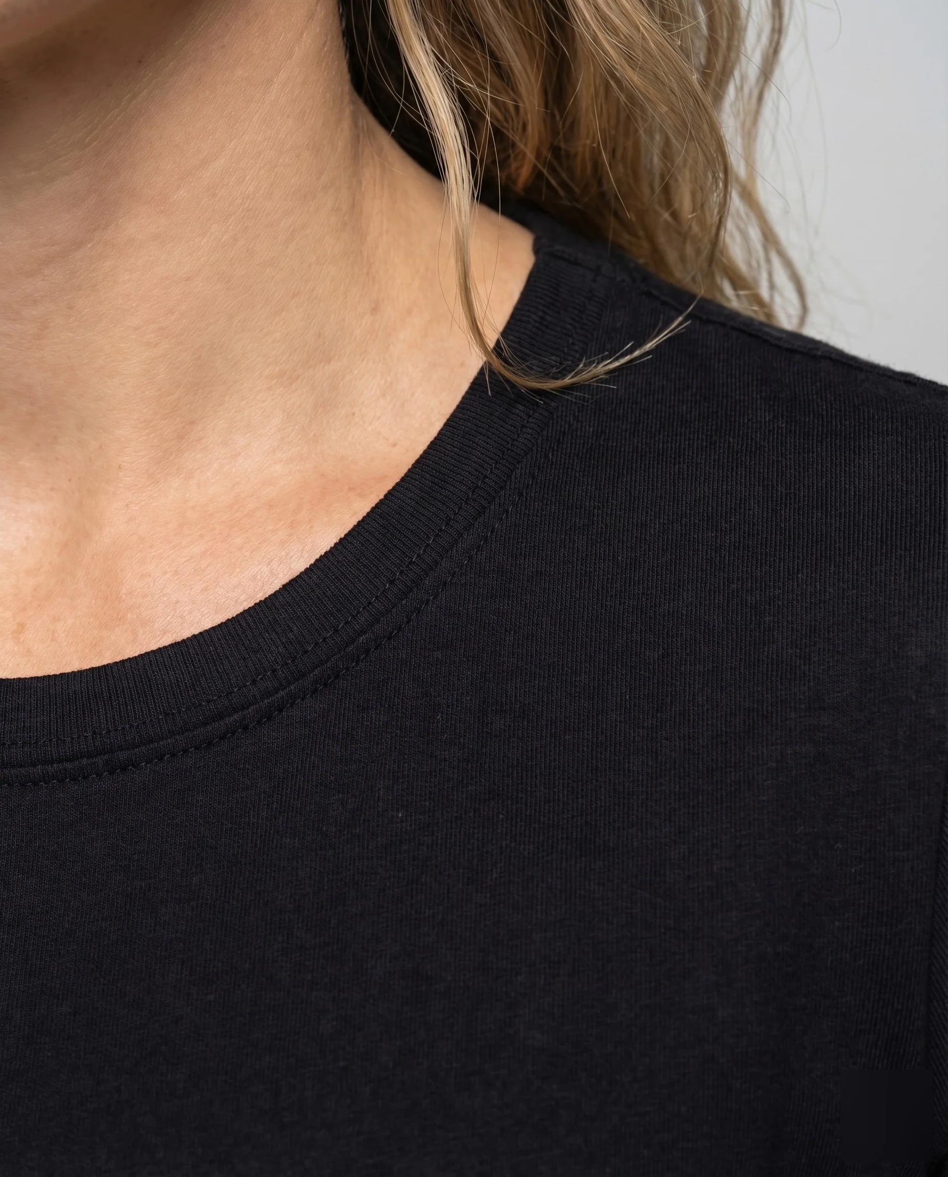 Damen Kurzshirt Engelsbär-Print Rundhals Elastik-Jersey - Image 3
