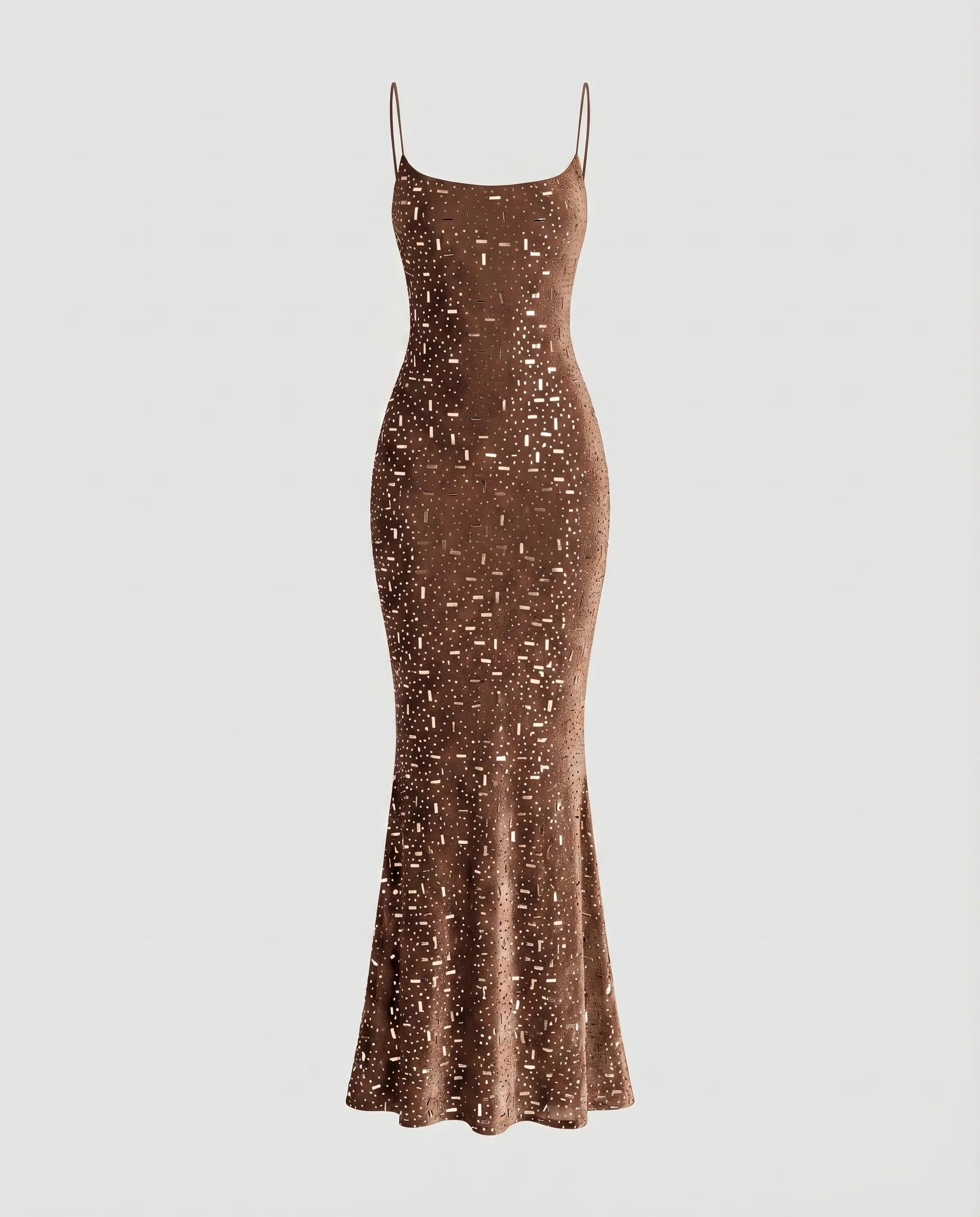 Damen Meerjungfrau-Abendkleid Pailletten-Mosaik Trägerlos - Image 7