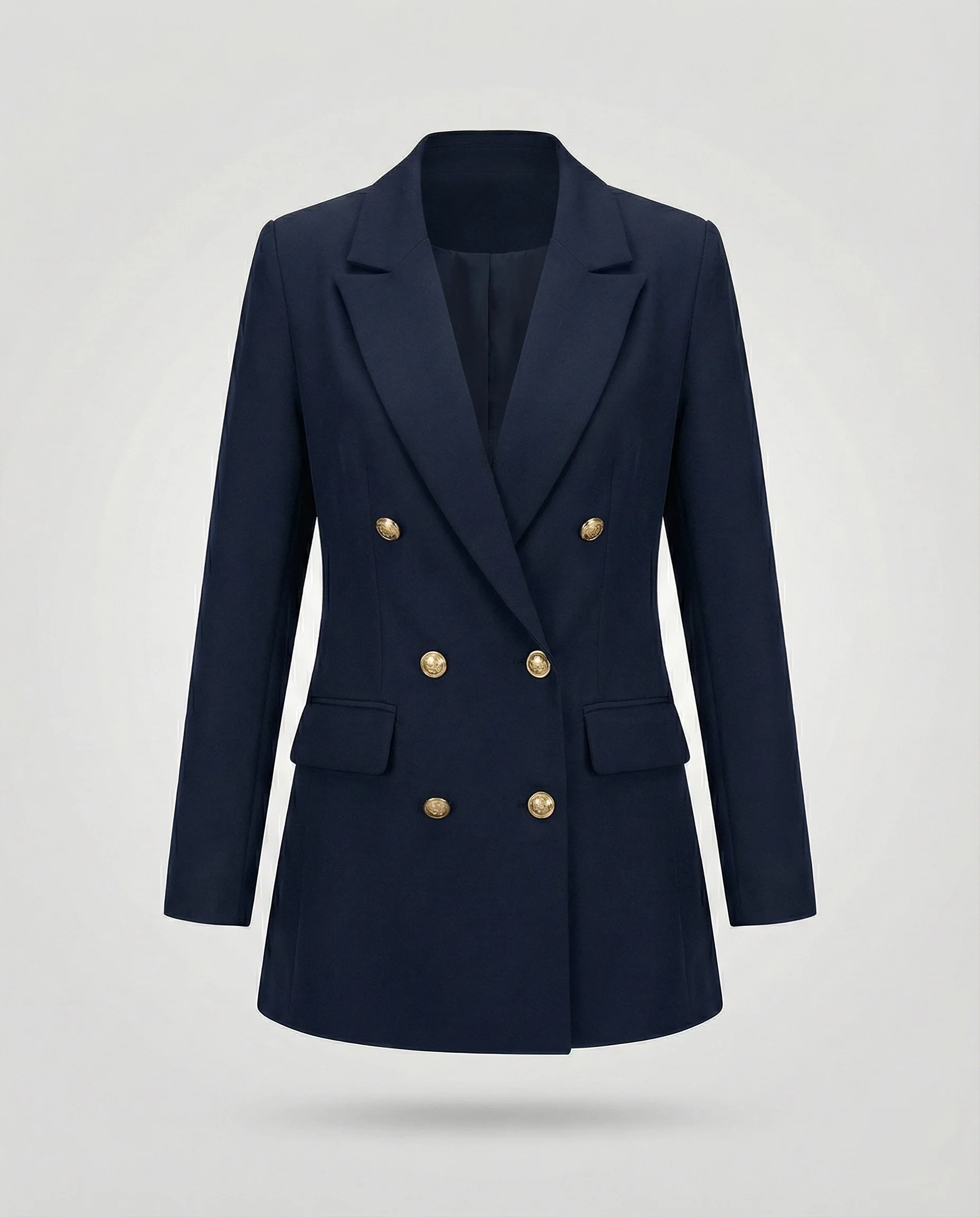 Damen Klassische Verlängerte Doppelreiher-Blazer - Image 14