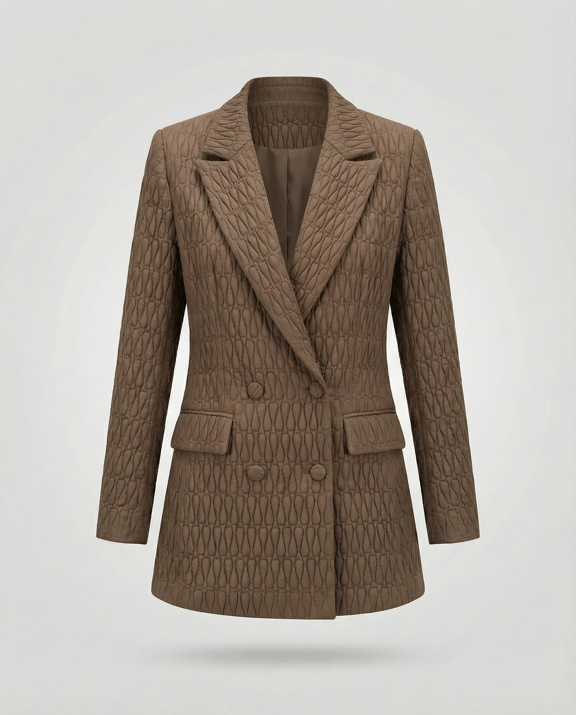 Damen Klassische Verlängerte Doppelreiher-Blazer - Image 15