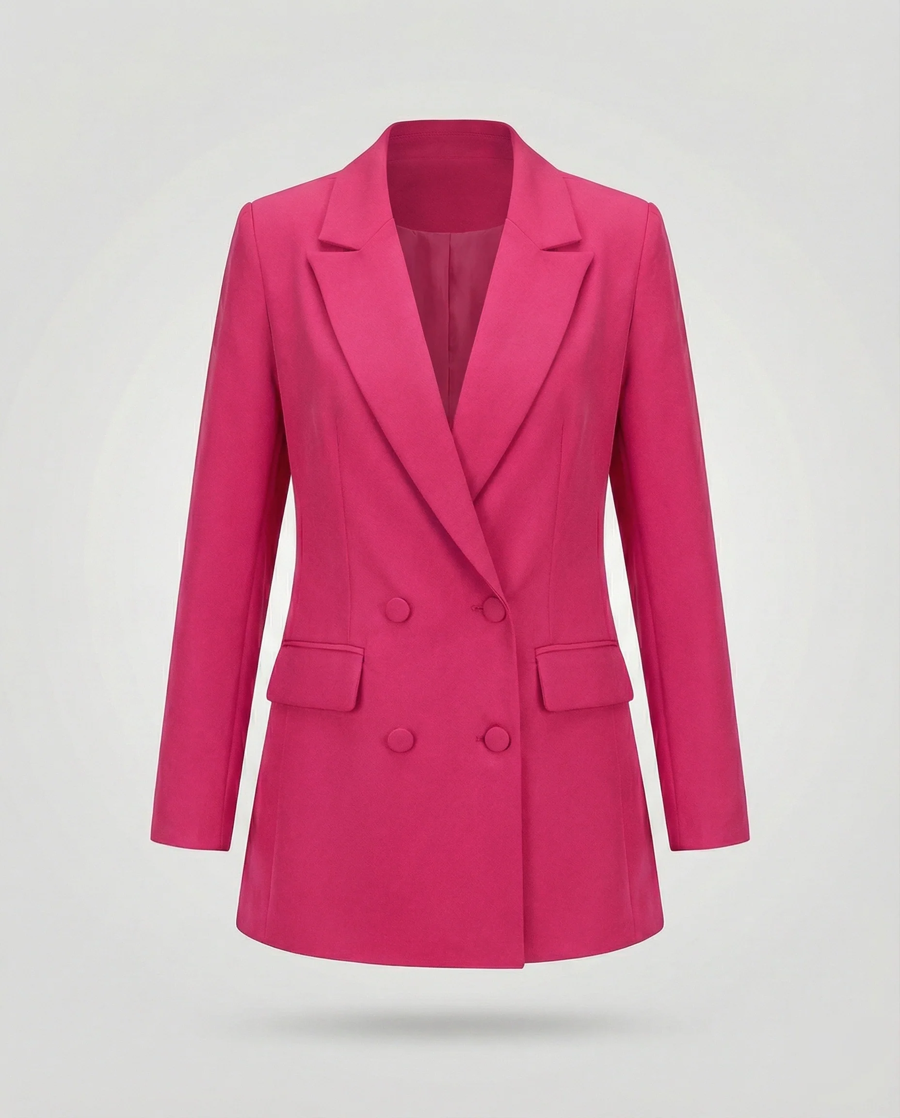 Damen Klassische Verlängerte Doppelreiher-Blazer - Image 7