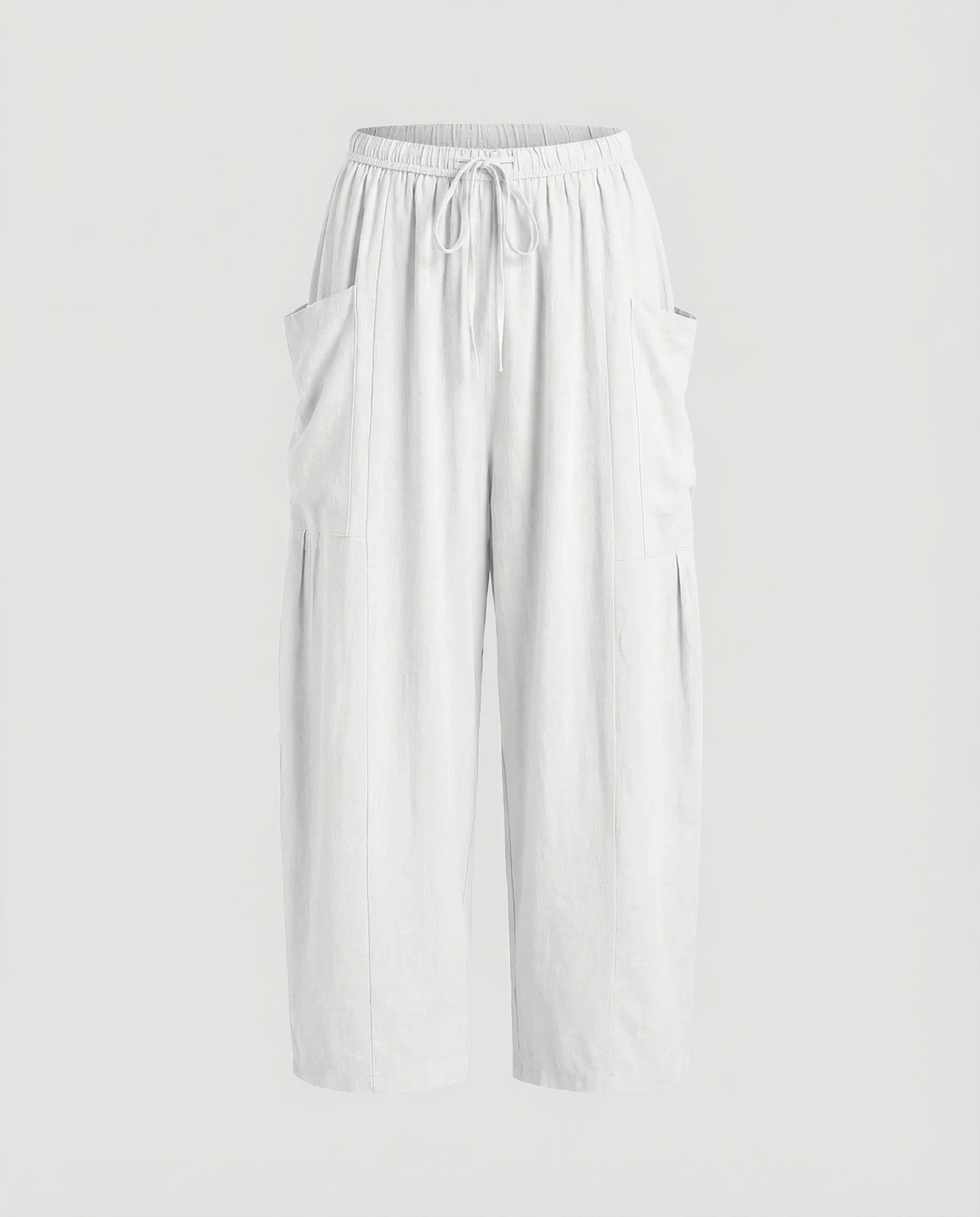Damen weite Culotte-Haremshose mit Seitentaschen - Image 5