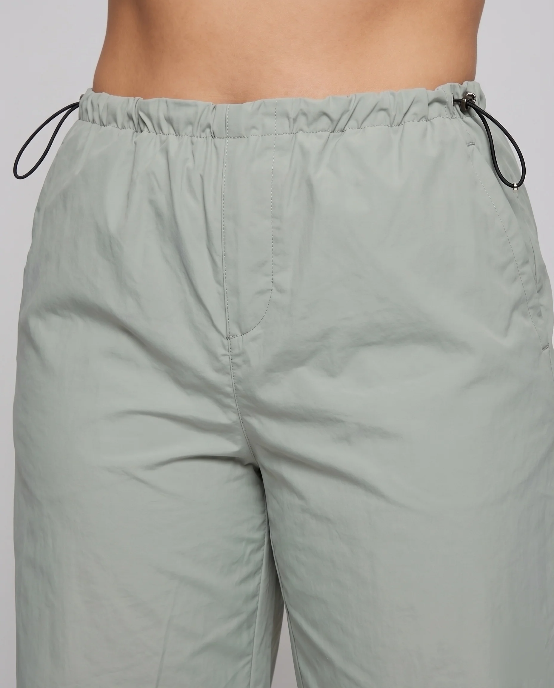 Damen Sportliche Verstellbare Saumkordeln Mischgewebe Sommer-Jogginghose - Image 3