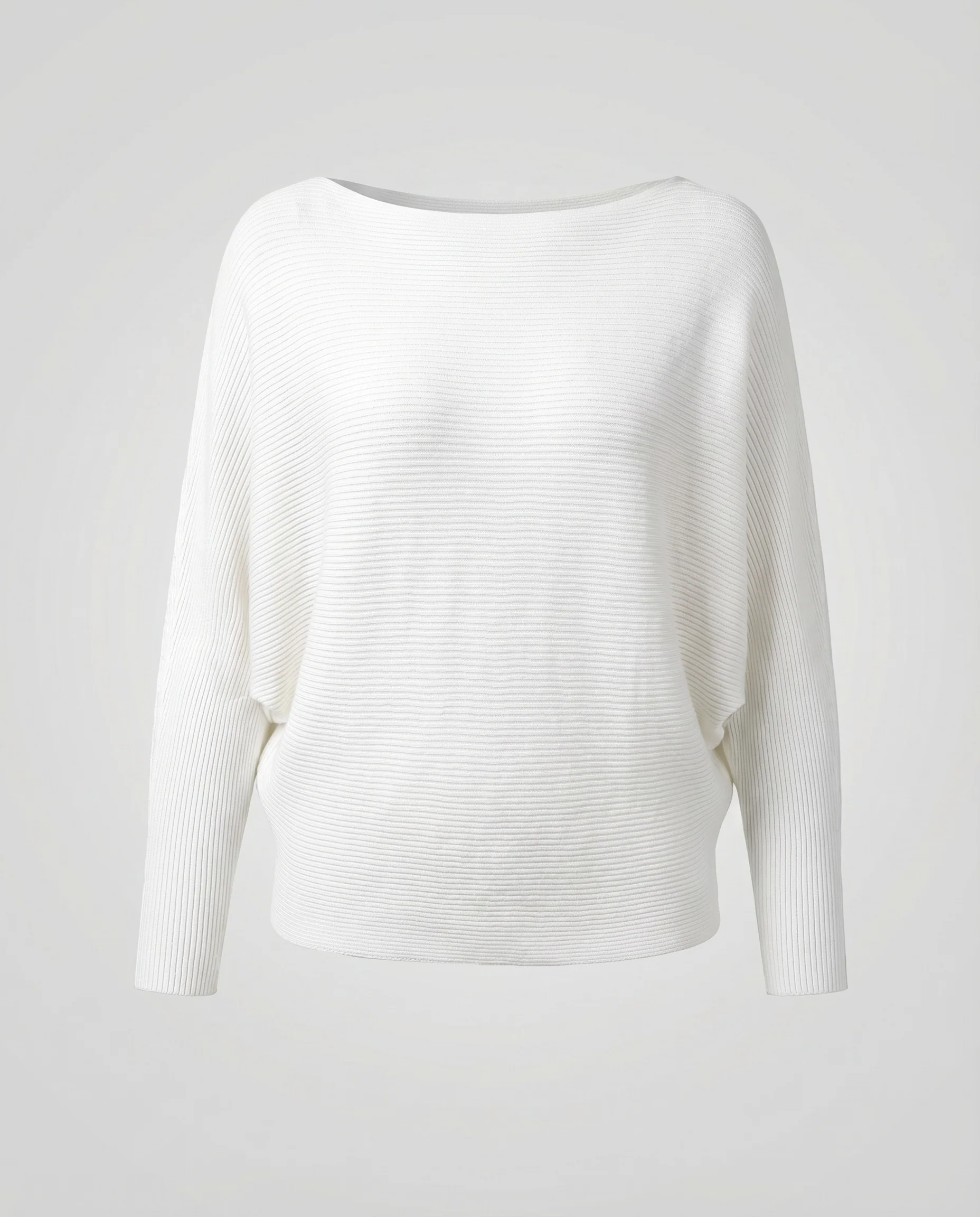 Damen Schlichte Fledermausärmel Feinstrick Feinstrickpullover - Image 5